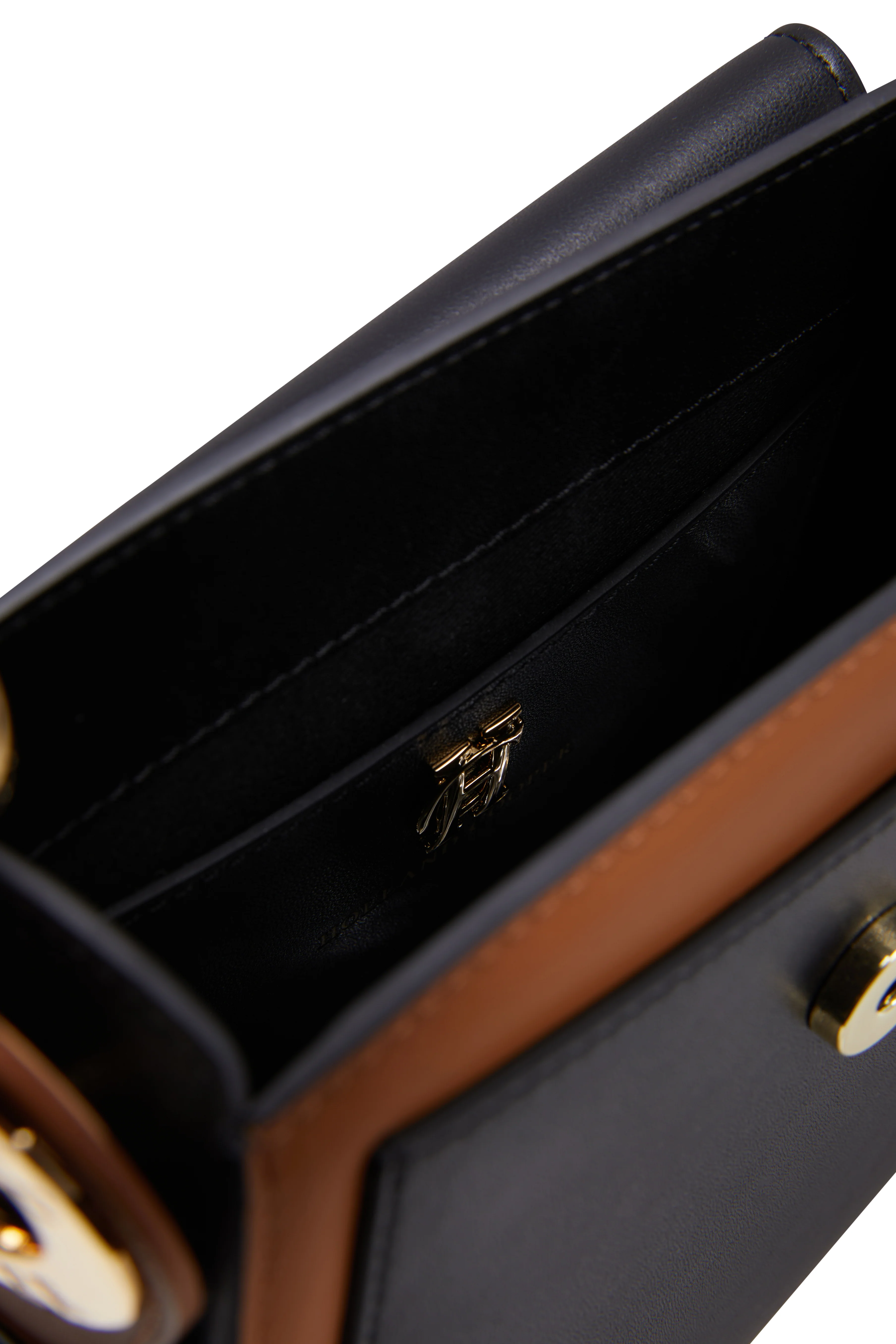 Chelsea Saddle Bag (Black/Tan) - Image 7