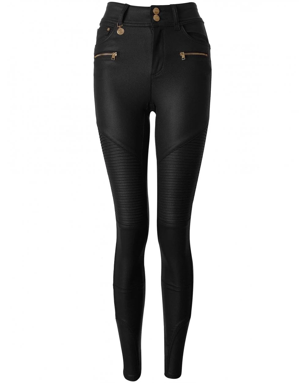 Coated Biker Jean - Image 13
