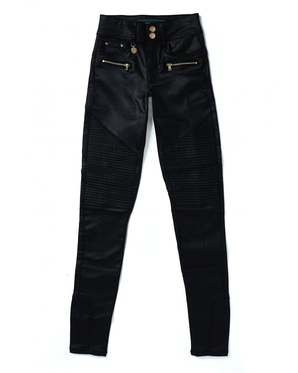Coated Biker Jean - Image 3