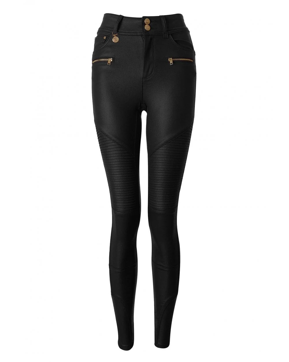 Coated Biker Jean - Image 9