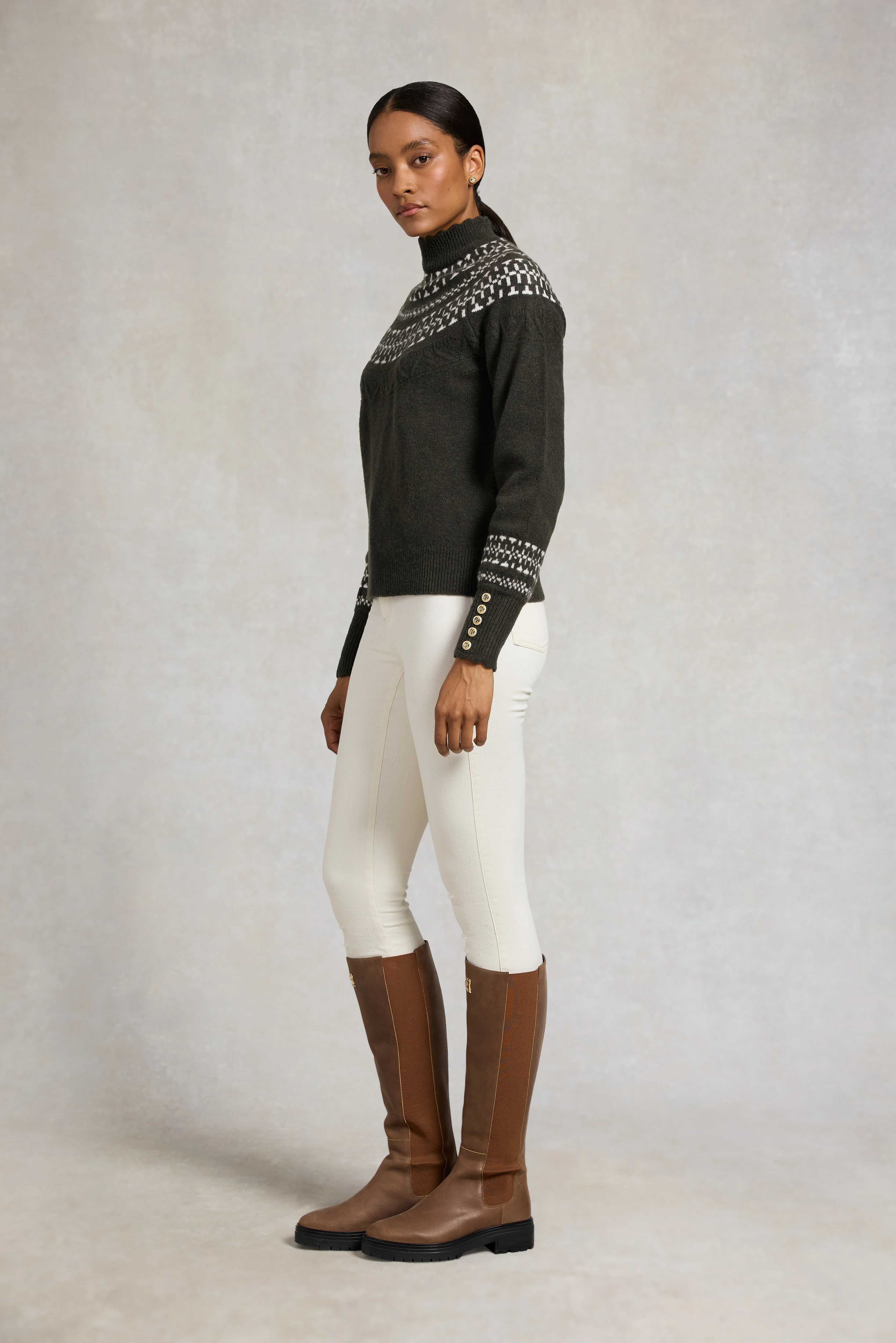Elodie Roll Neck Knit - Image 2