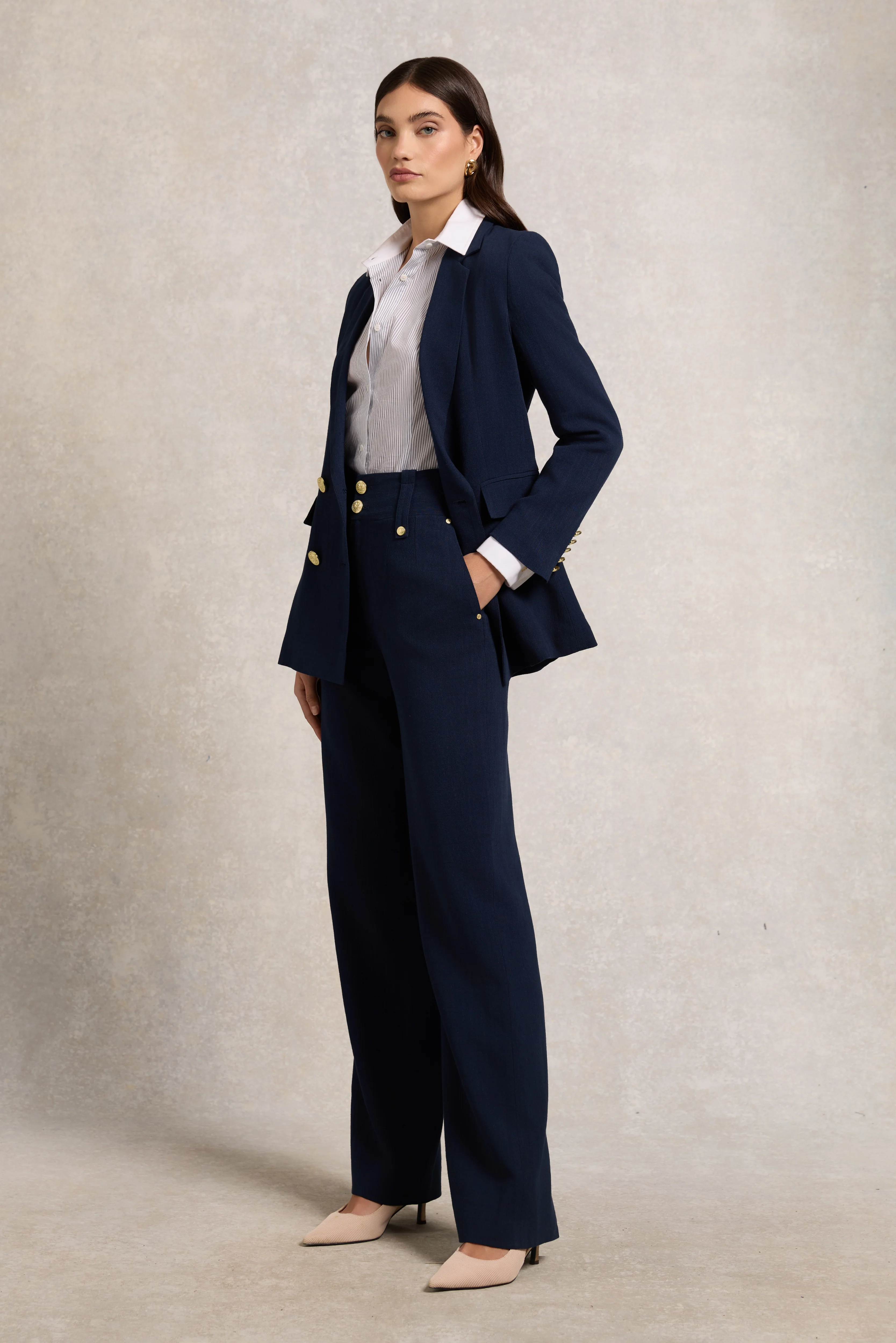 High Waisted Straight Trouser - Image 5