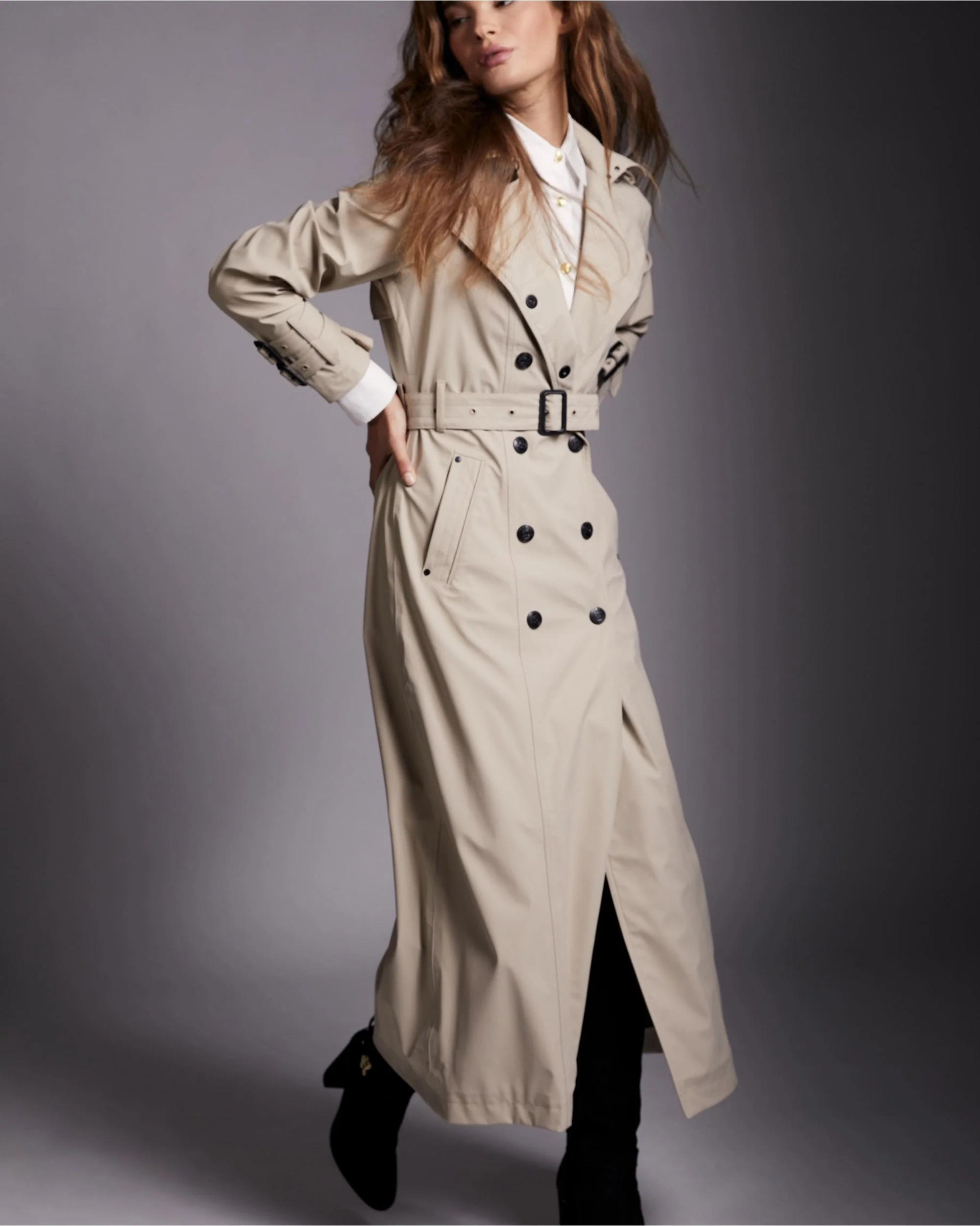 Kendal Waterproof Trench Coat - Image 2
