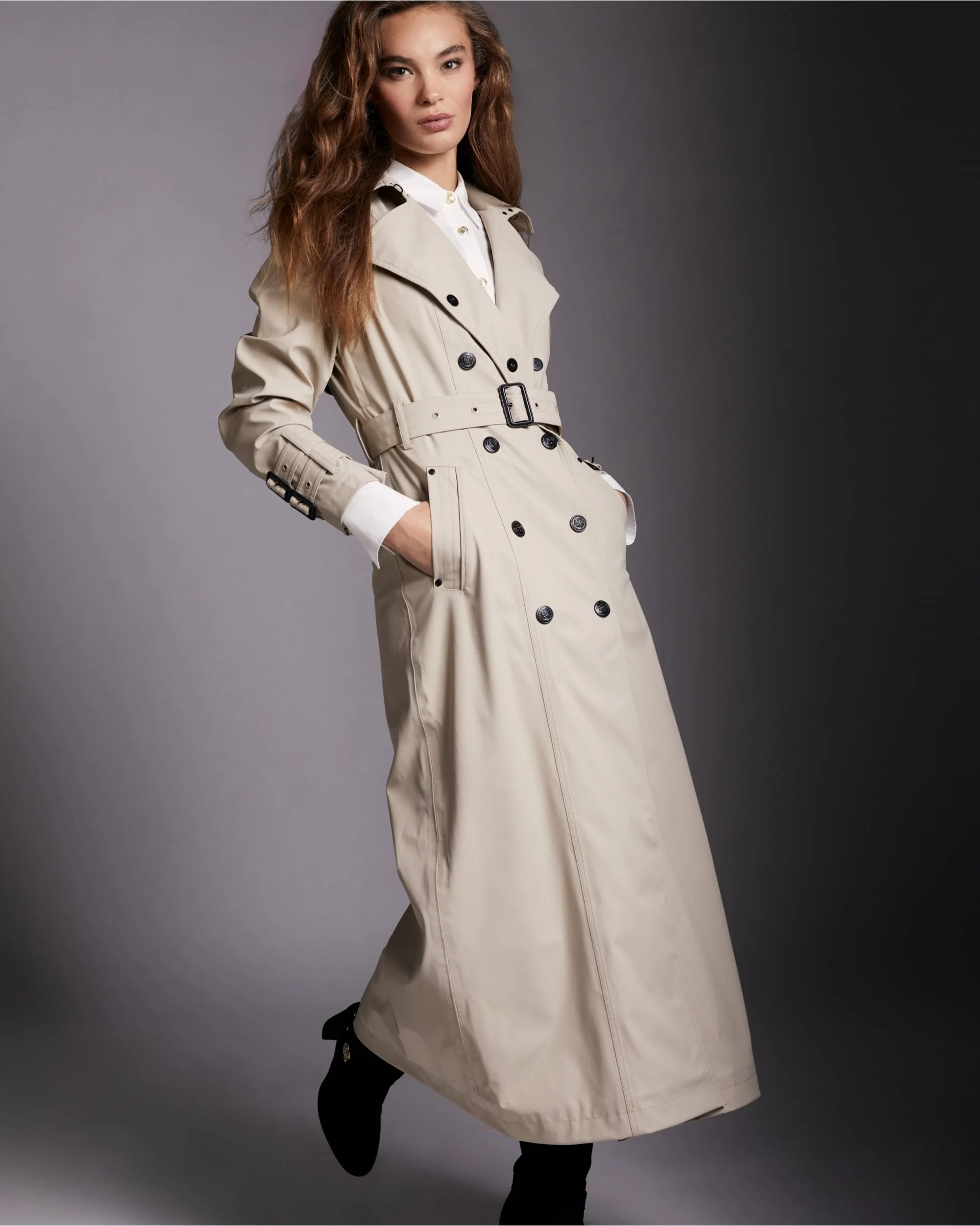 Kendal Waterproof Trench Coat - Image 4