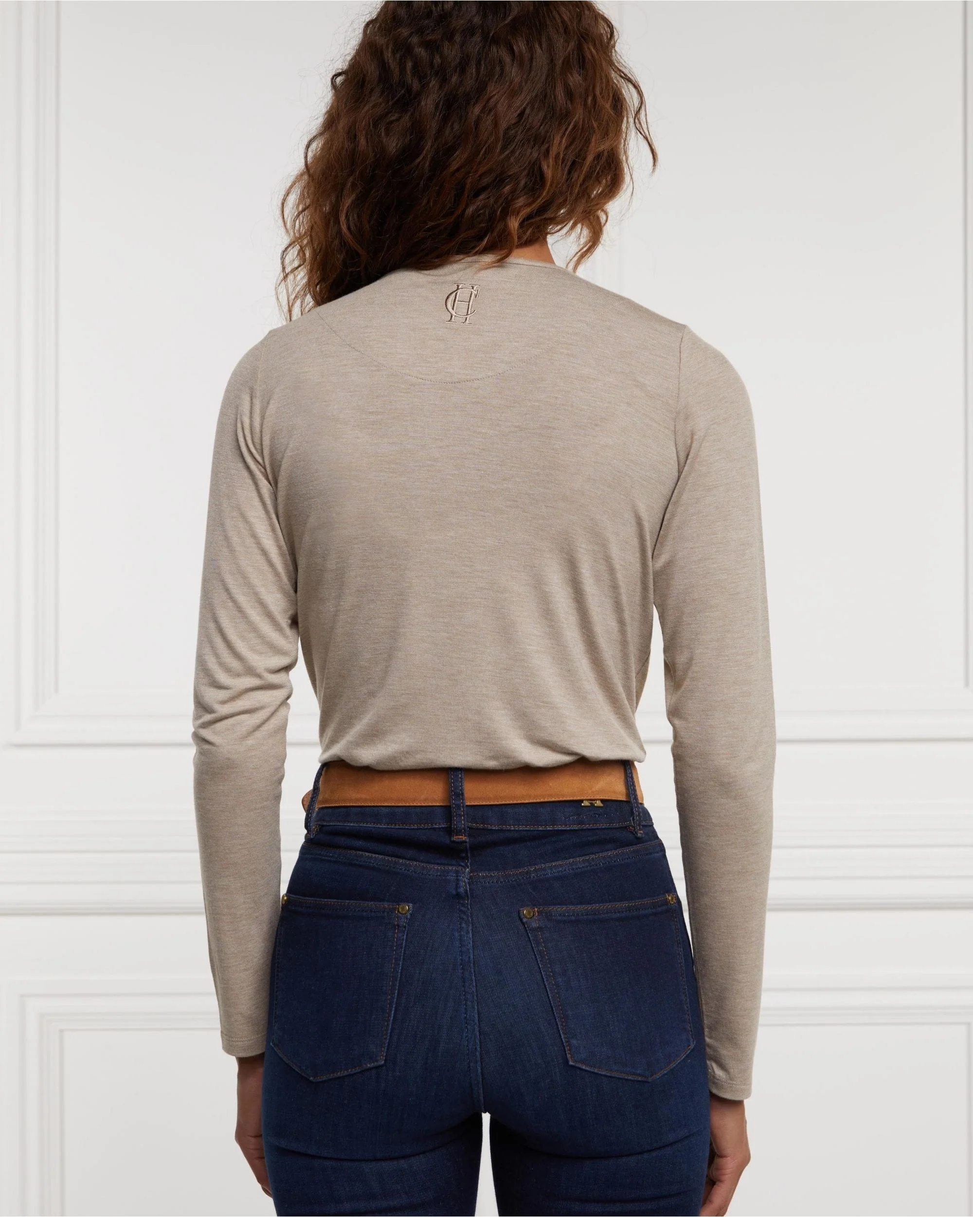 Long Sleeve V-Neck Tee - Image 3