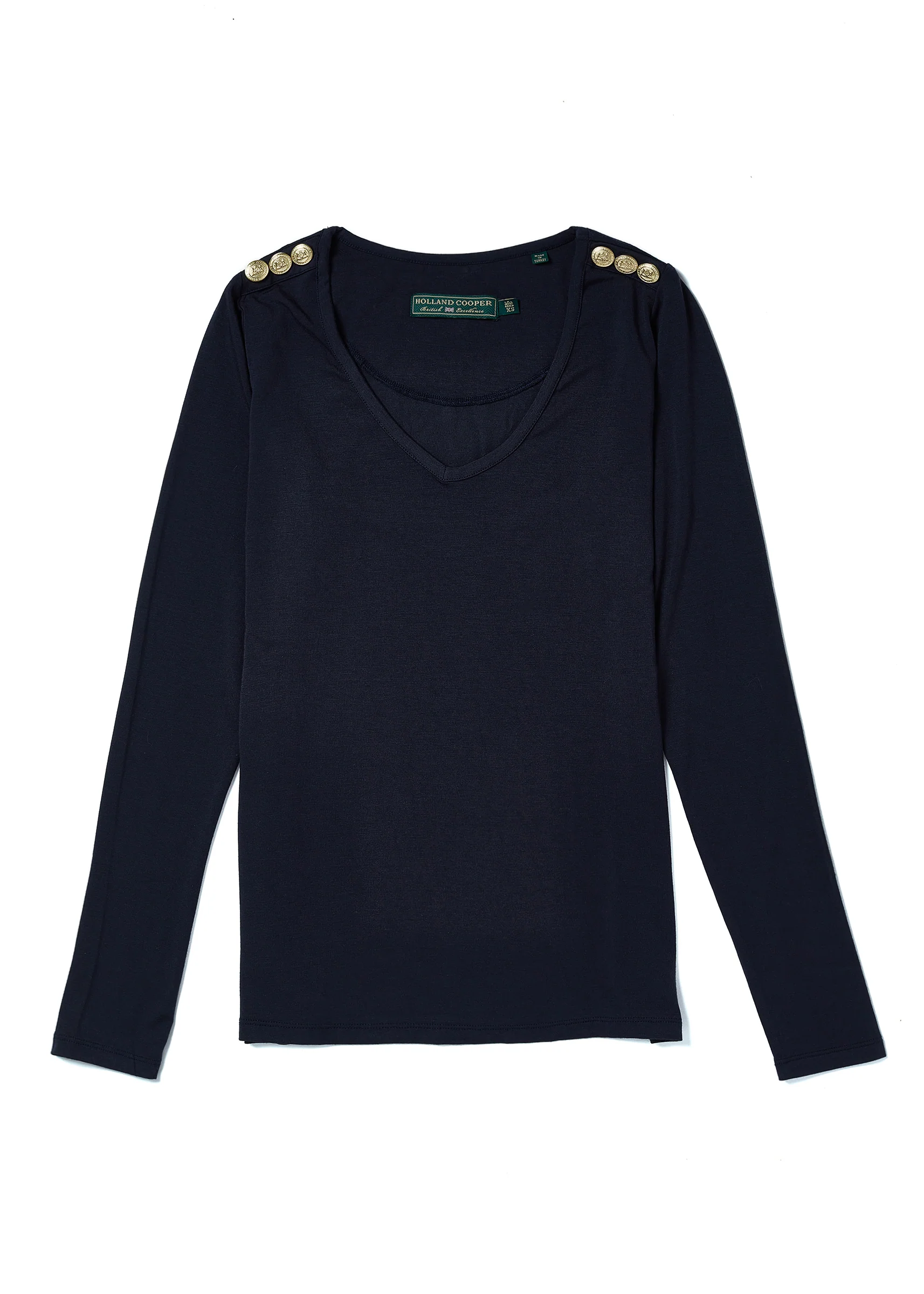 Long Sleeve V-Neck Tee - Image 8