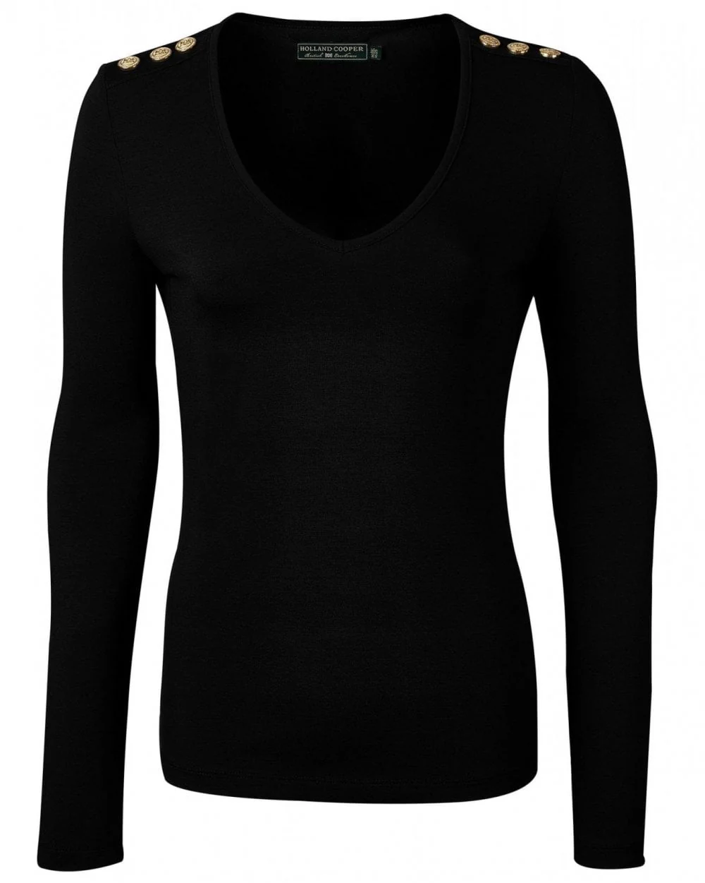 Long Sleeve V-Neck Tee - Image 3