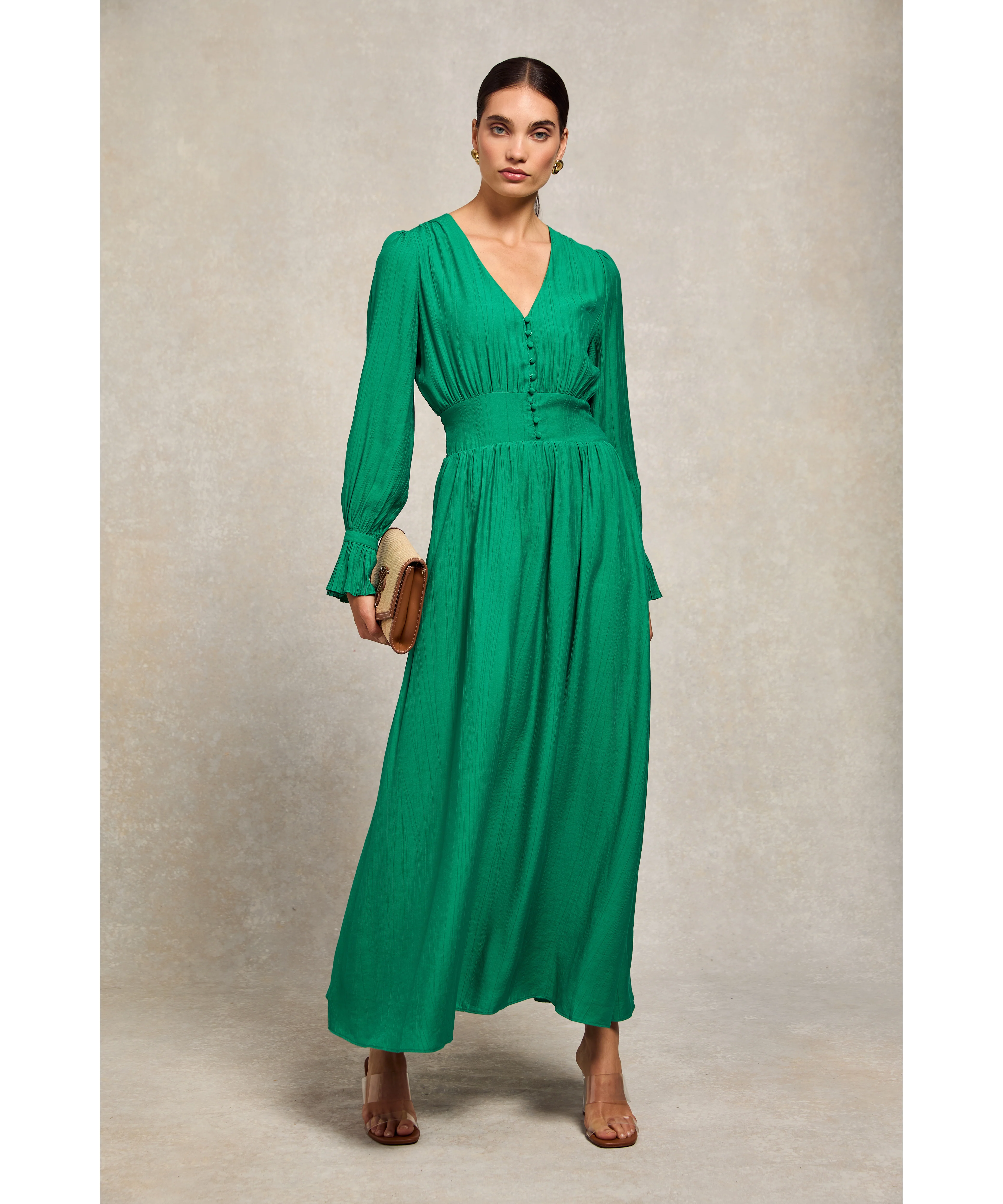 Phoebe V-Neck Maxi Dress