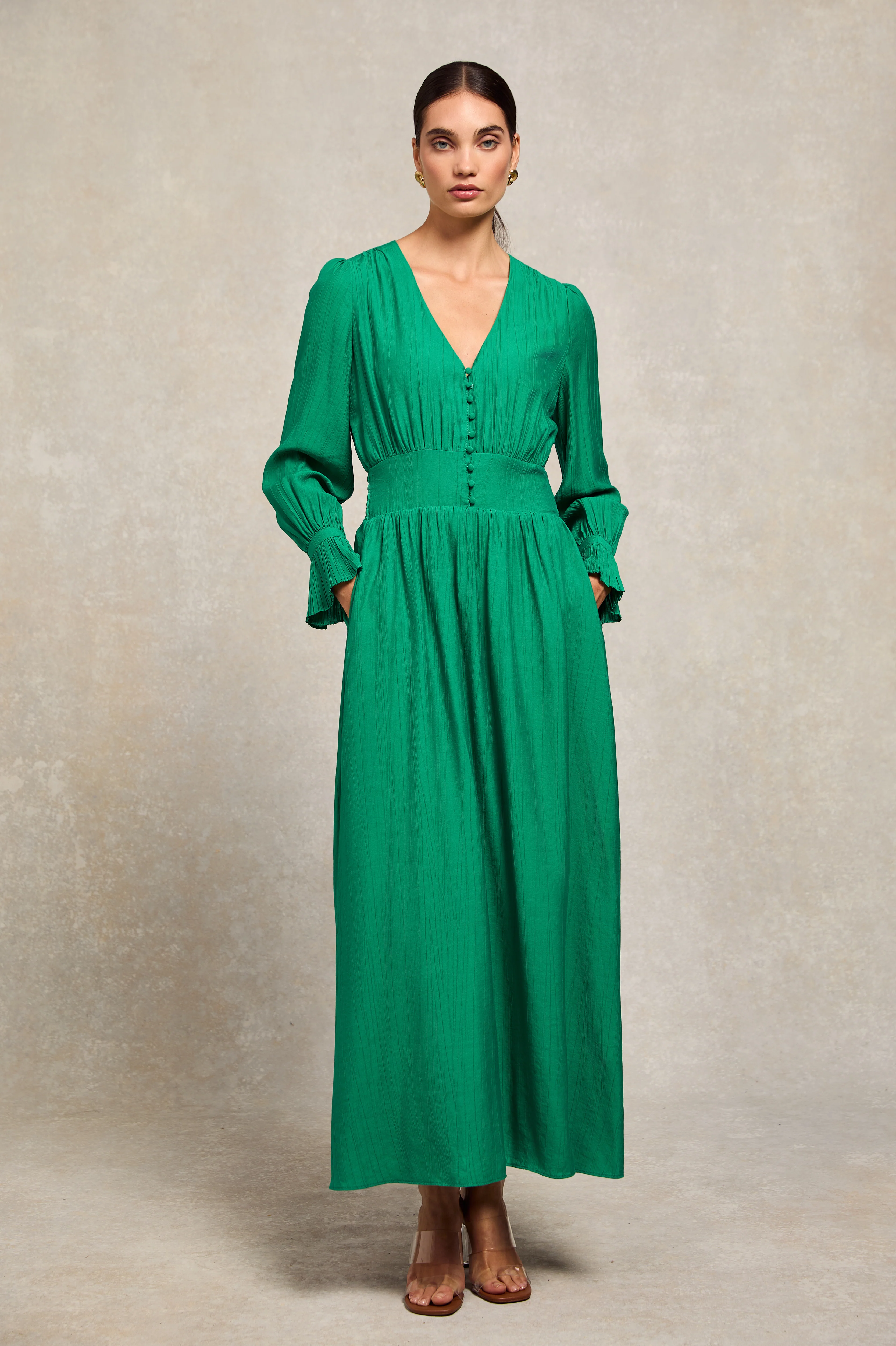 Phoebe V-Neck Maxi Dress - Image 5