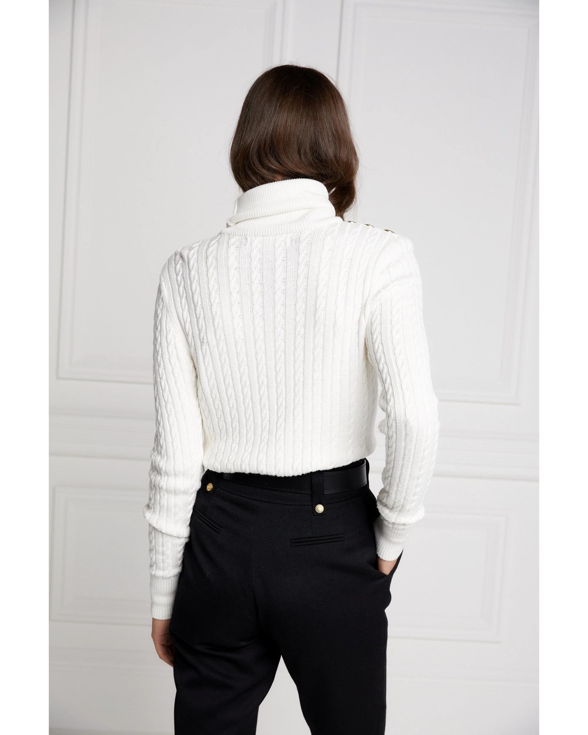 Seattle Roll Neck Cable Knit - Image 7