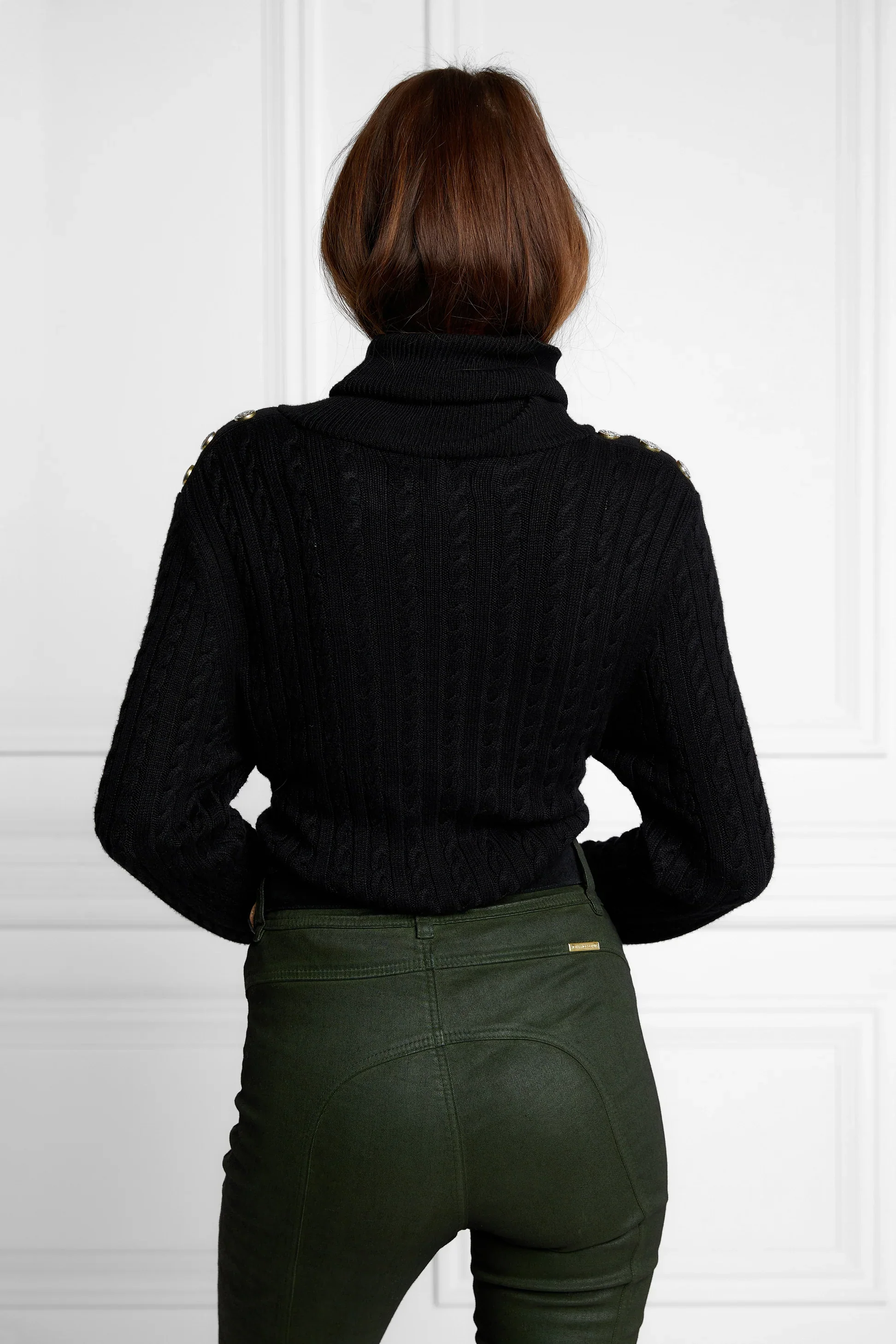 Seattle Roll Neck Cable Knit - Image 3