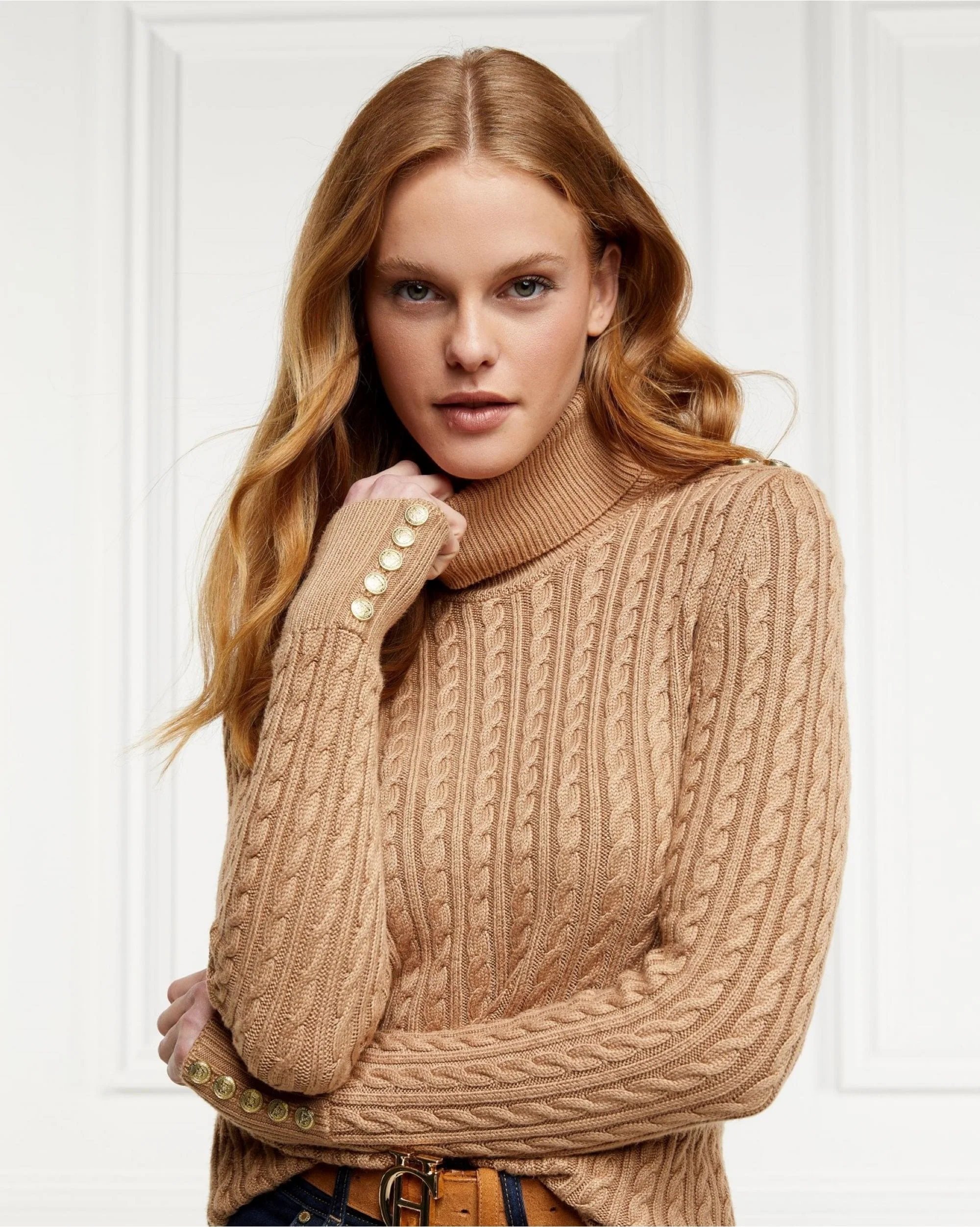 Seattle Roll Neck Cable Knit - Image 12