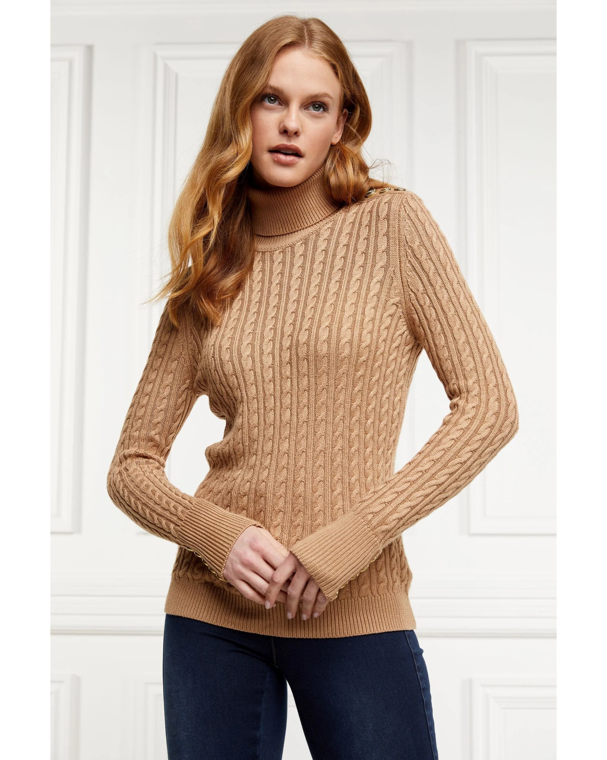 Seattle Roll Neck Cable Knit - Image 5