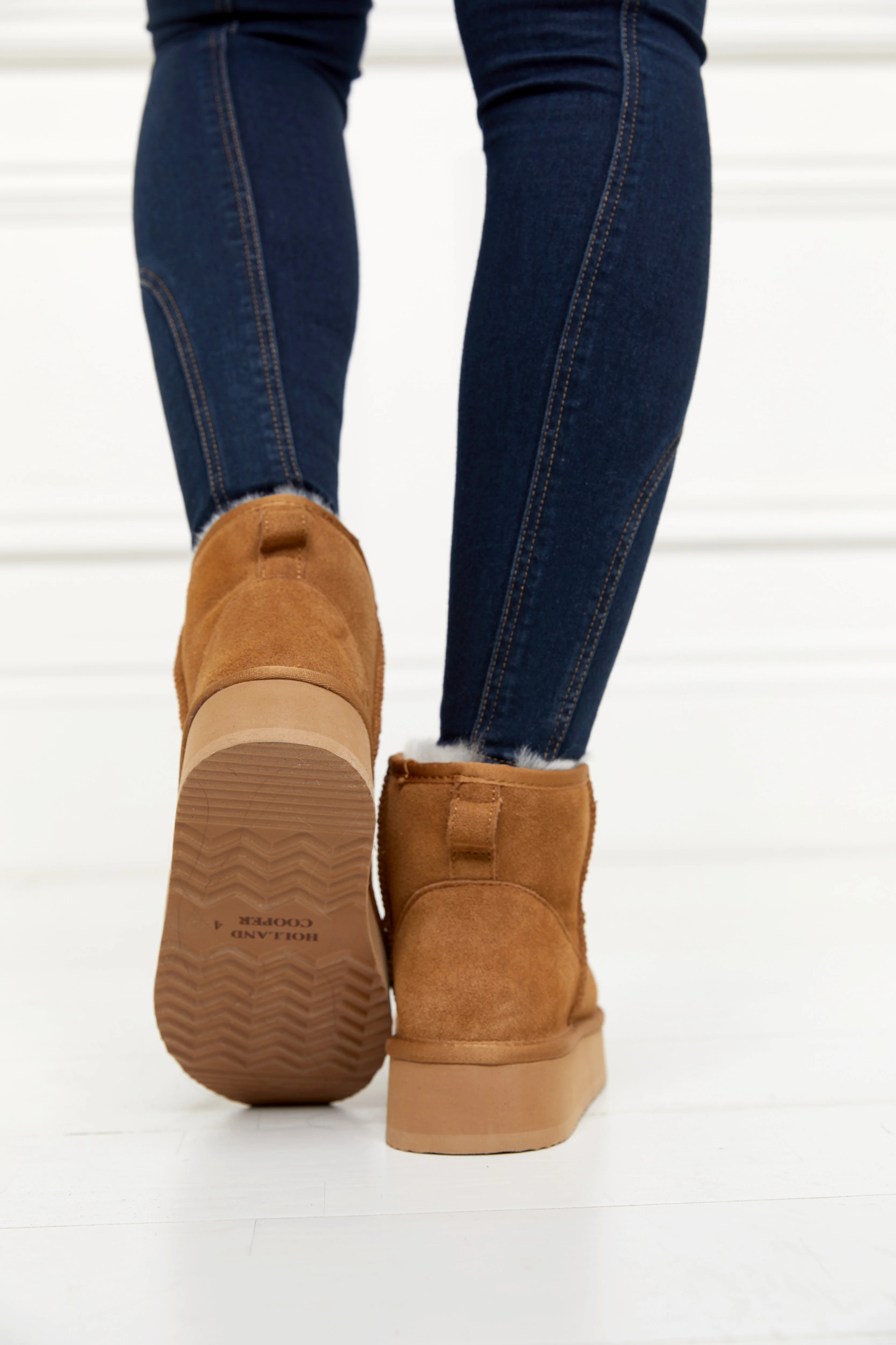 Shearling Platform Boot - Image 5