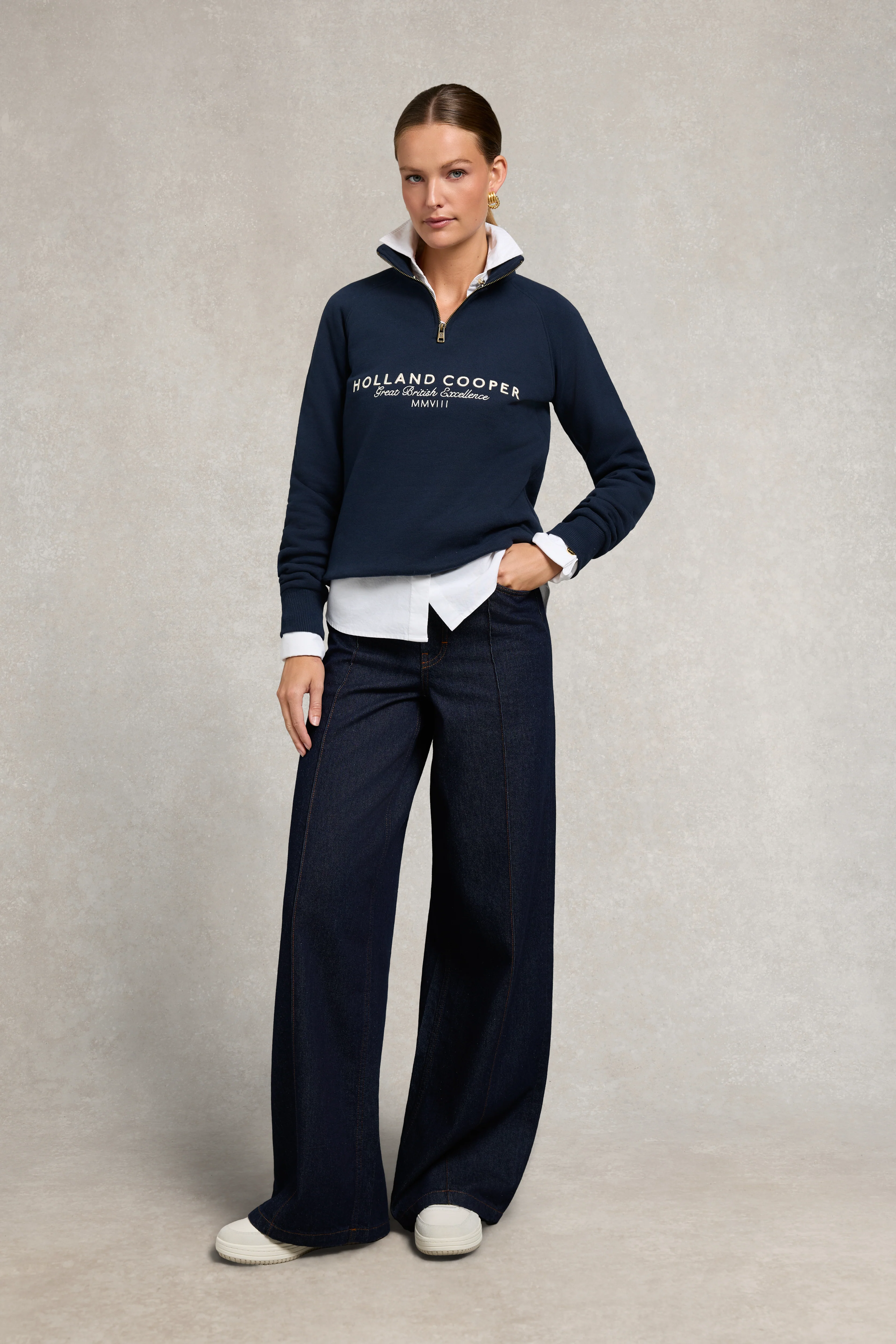 Sporting Goods Zip Henley - Image 2