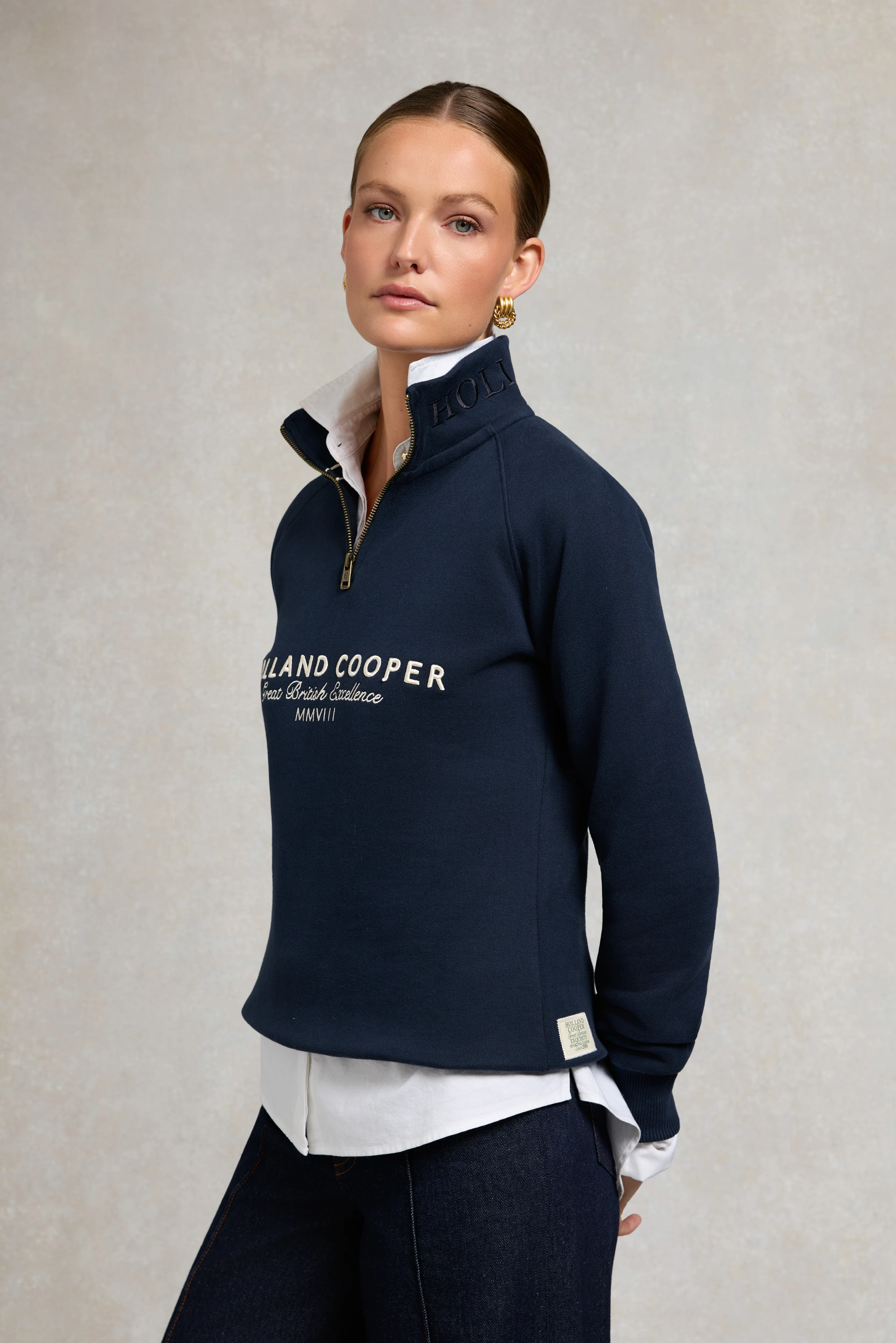 Sporting Goods Zip Henley - Image 4