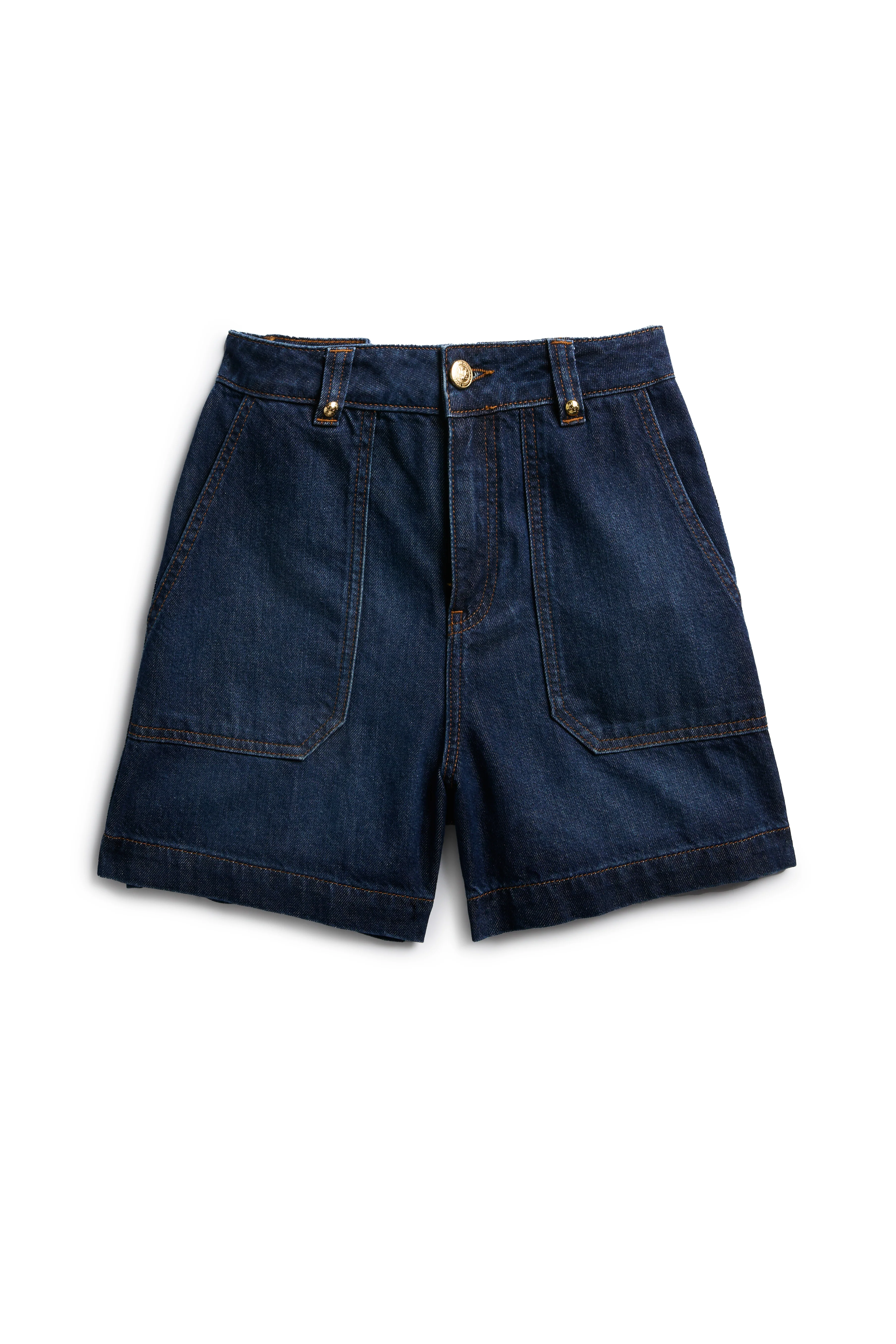 Utility Denim Shorts - Image 10