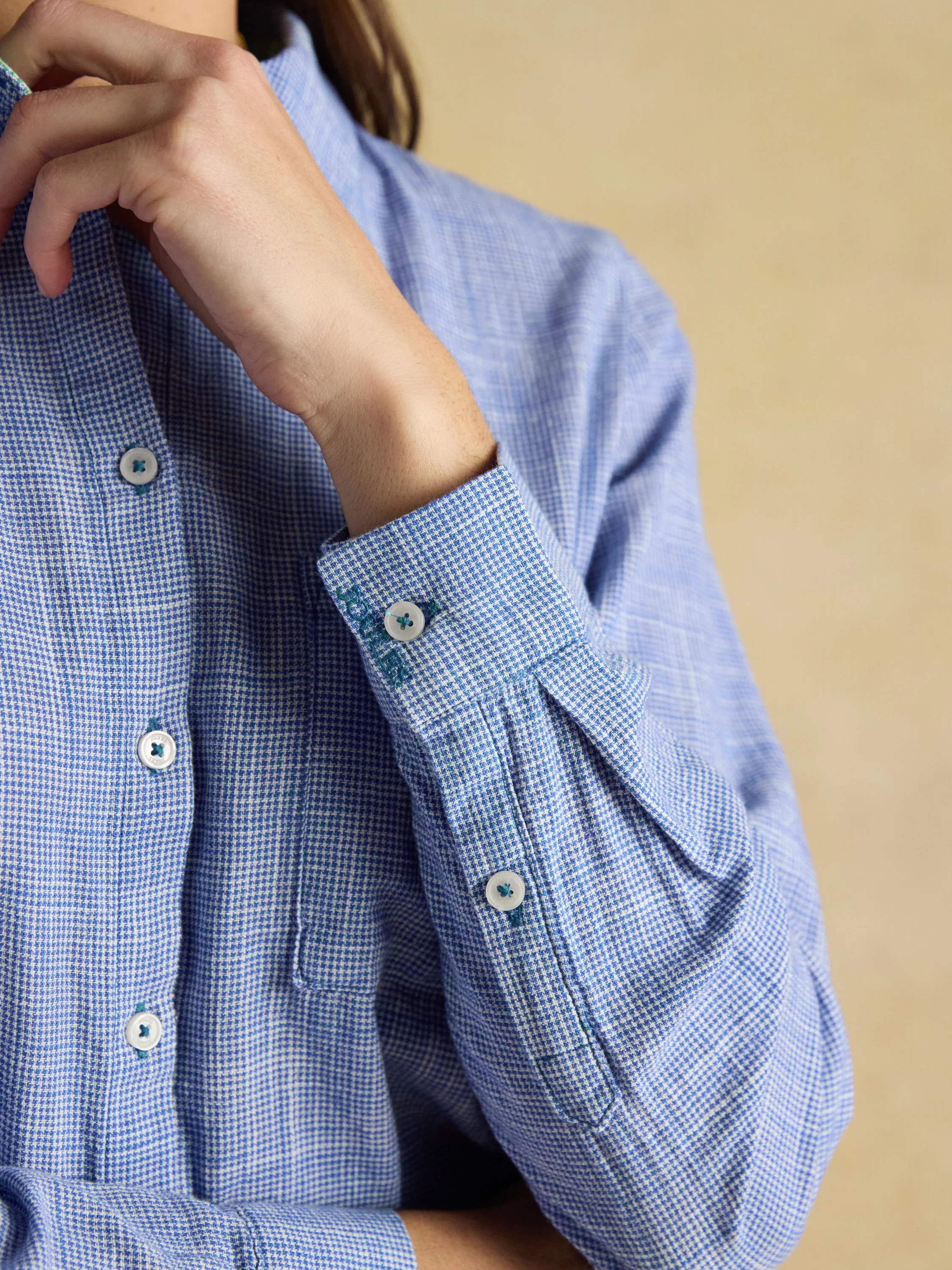 Ida Long Sleeve Cotton Shirt - Image 7