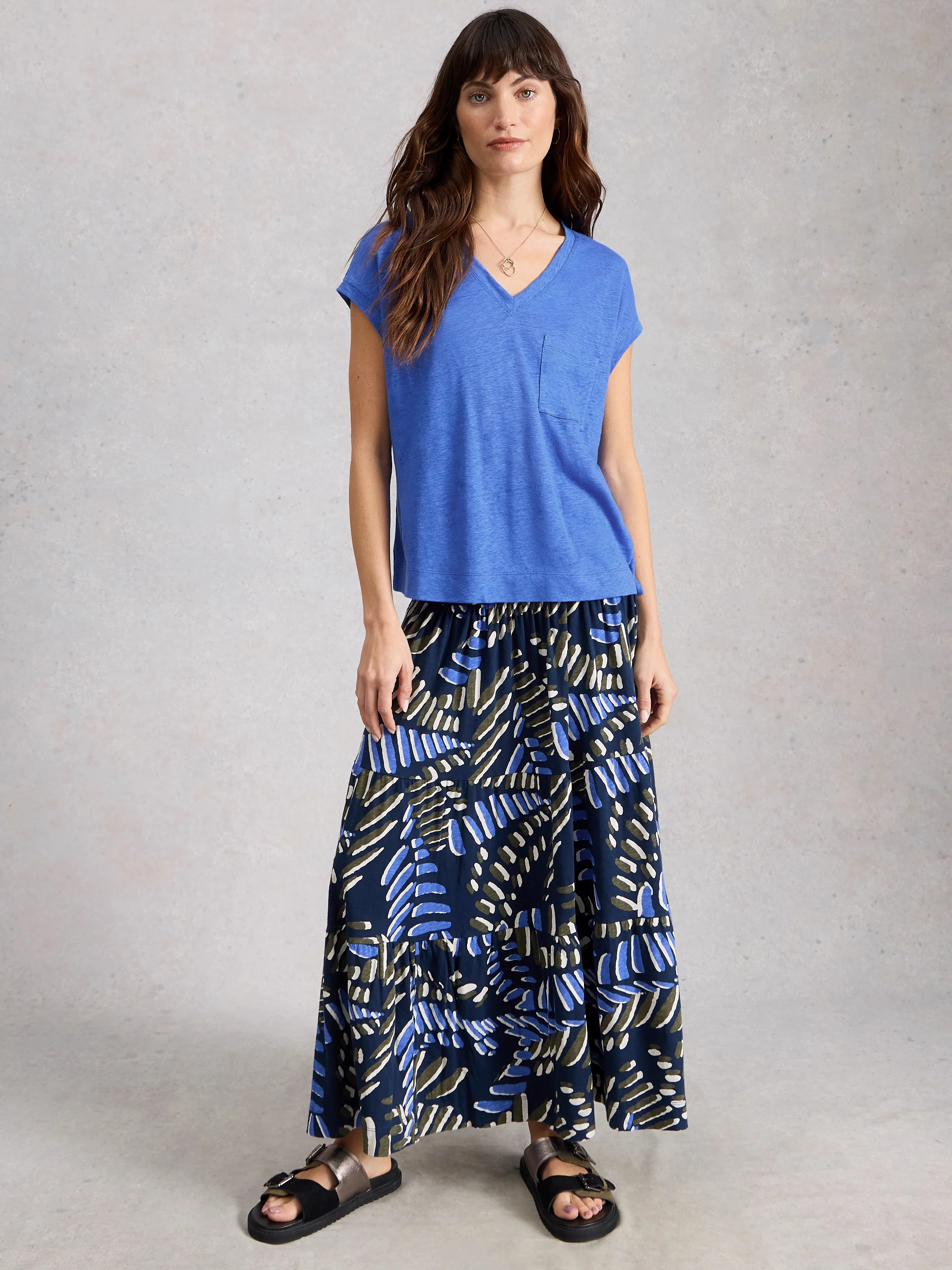 Iris Linen Tee - Image 4