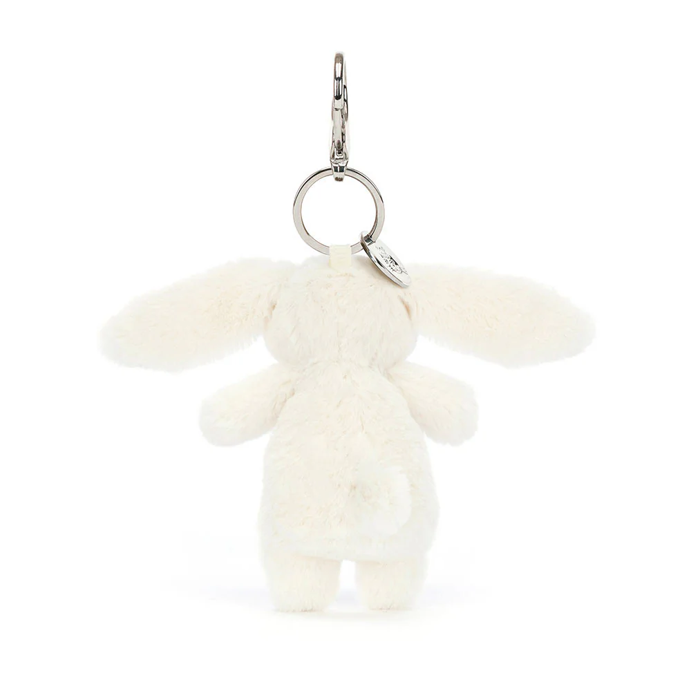 Bashful Bunny Cream Bag Charm - Image 2