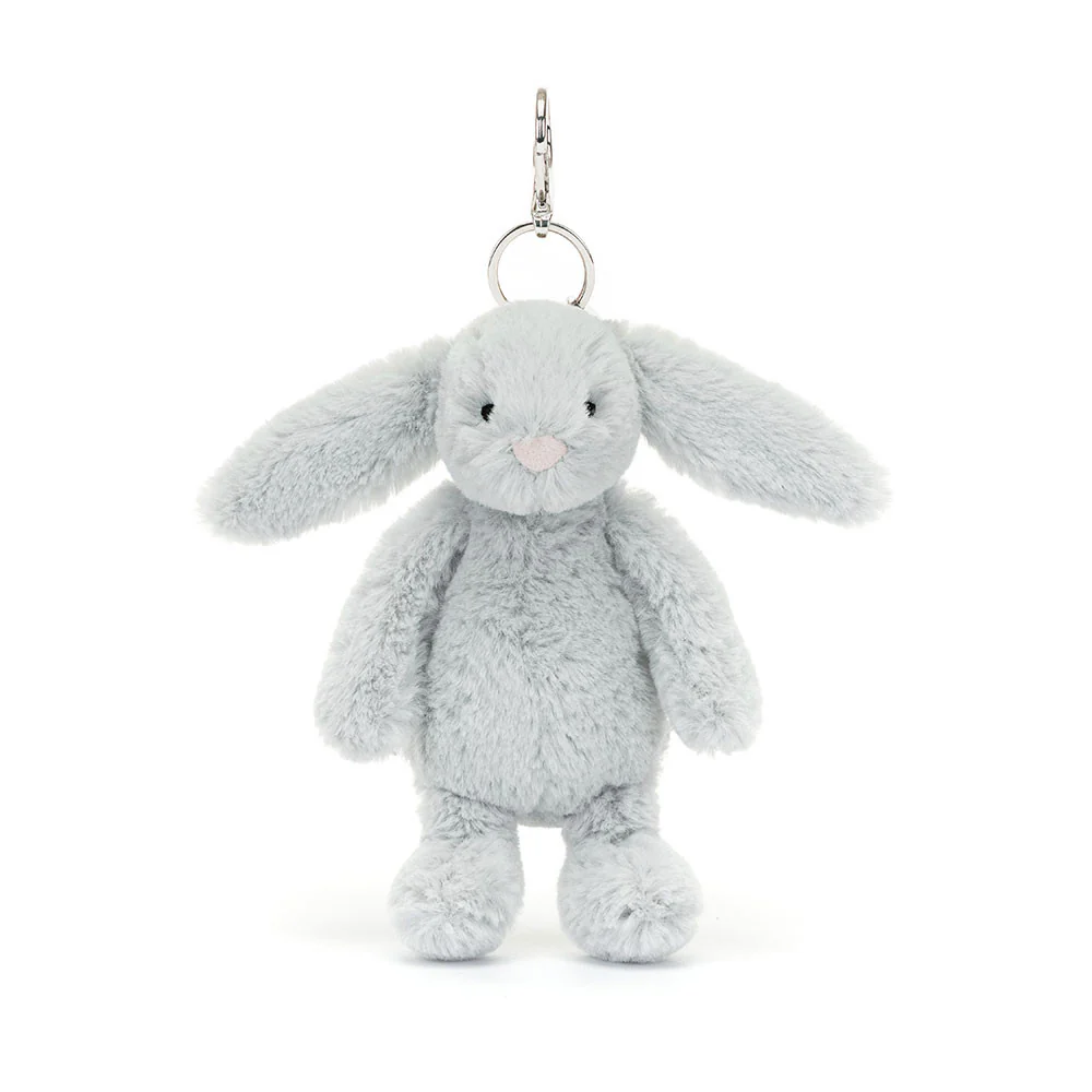 Bashful Silver Bunny Bag Charm - Image 2