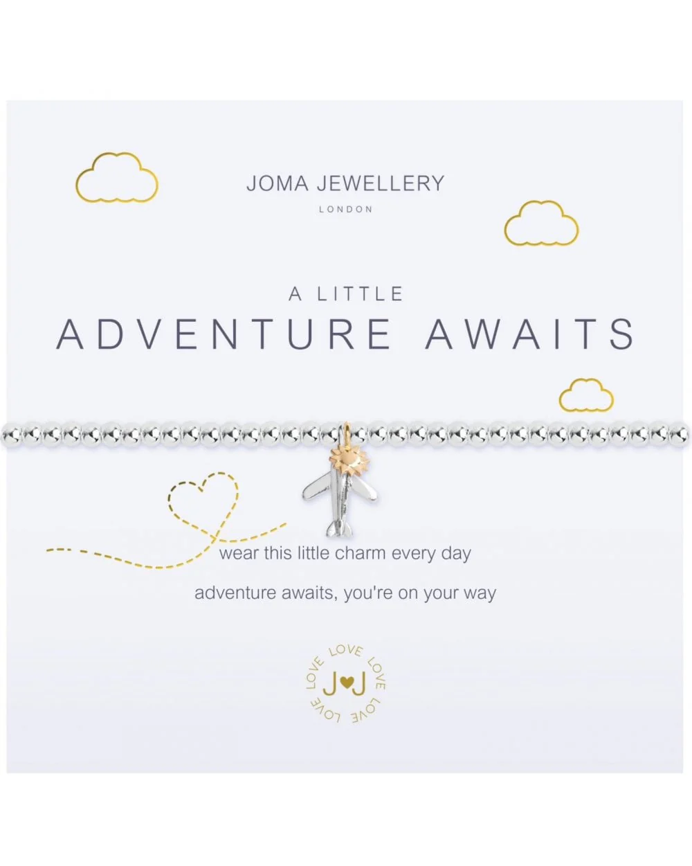 A Little Adventure Awaits - Airplane - Bracelet