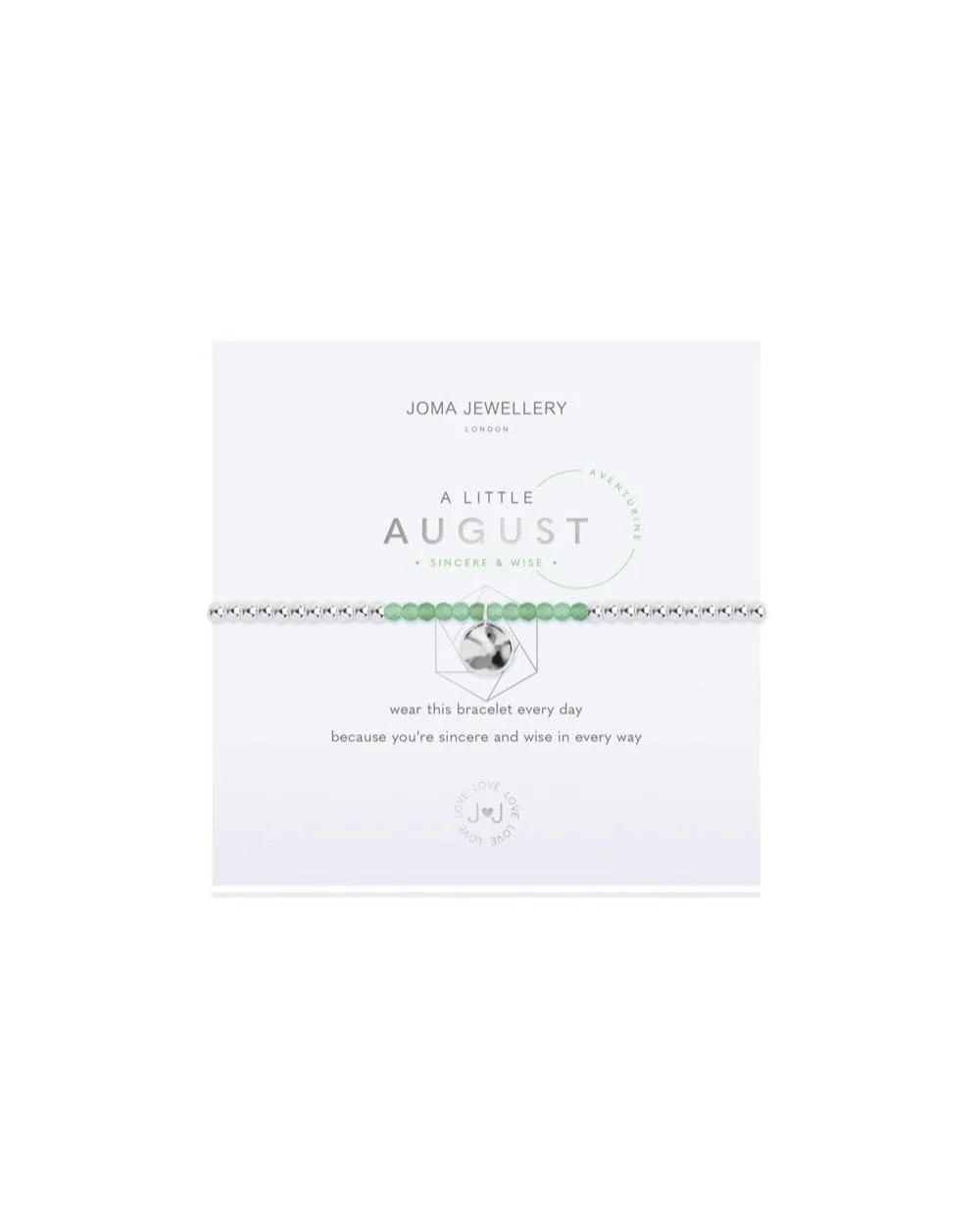 A Little August Birthstone Bracelet