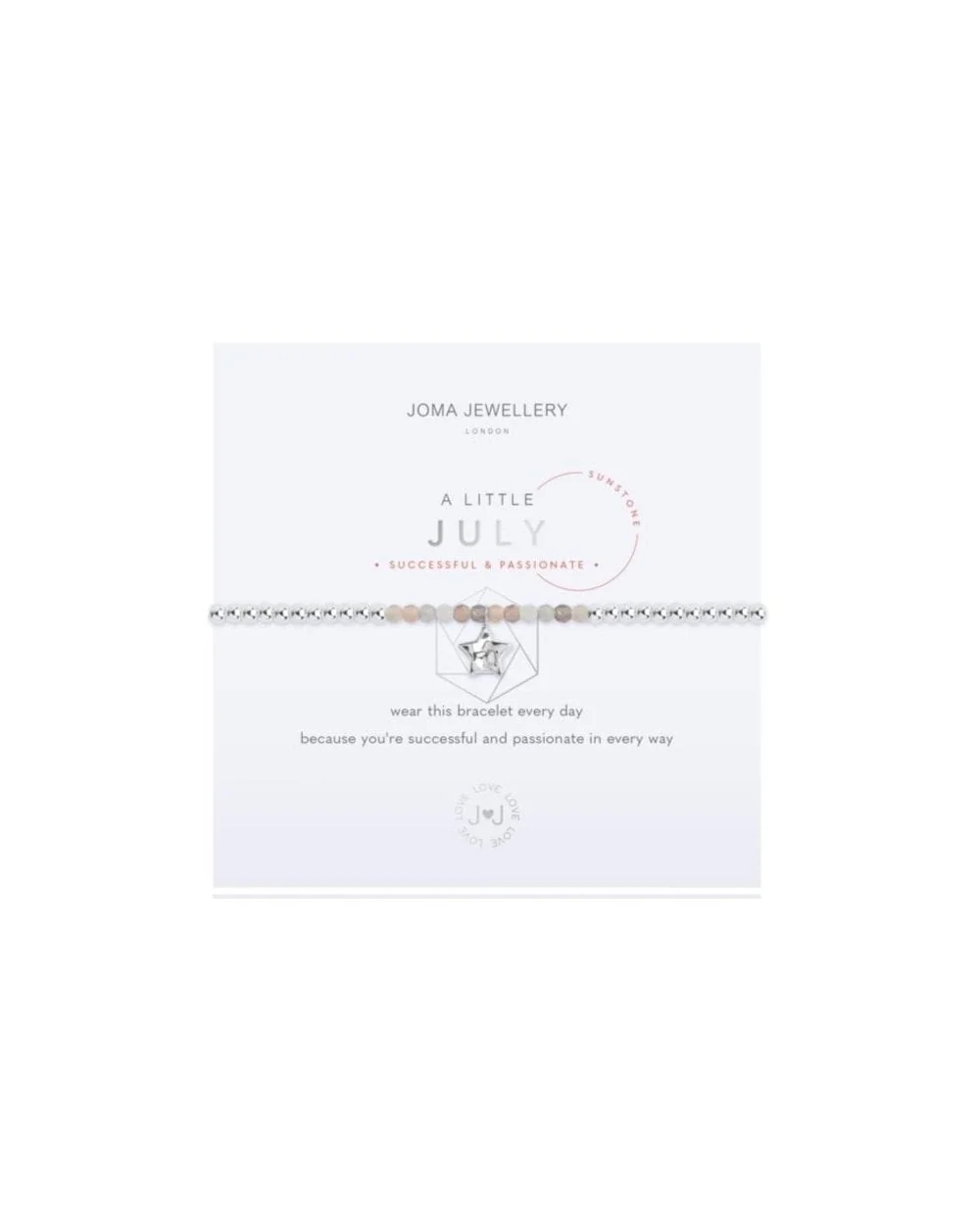 A Little Birthstone July Sunstone