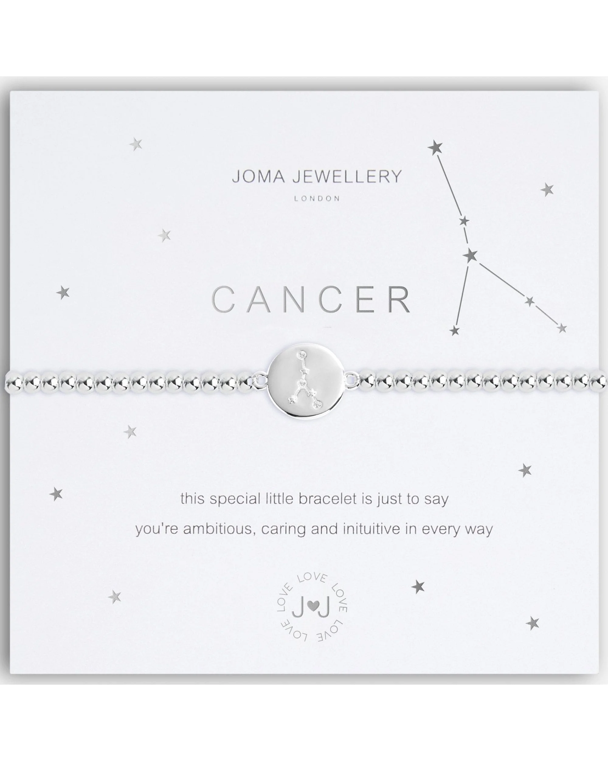A Little Cancer Star Sign Bracelet
