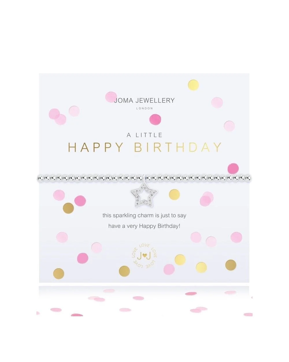 A little Confetti Happy Birthday Bracelet