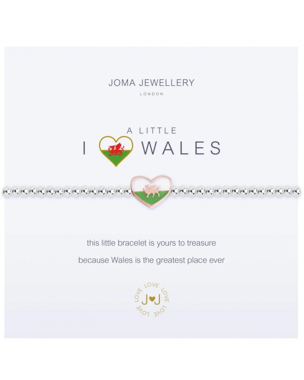 A Little I Love Wales Bracelet