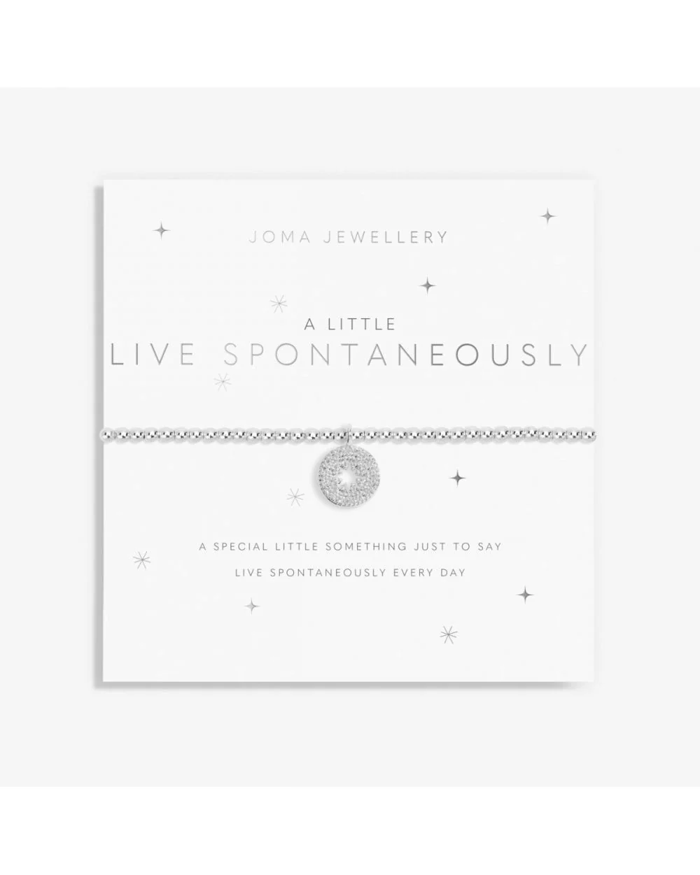 A Little 'Live Spontaneously' Bracelet