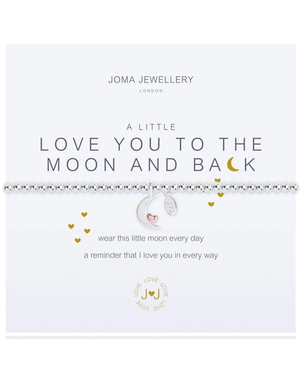 A Little Love You To The Moon & Back Bracelet