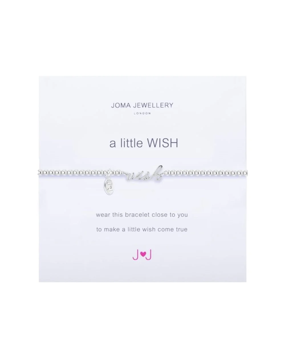 A Little Wish - Bracelet - Silver And Silver Word Wish