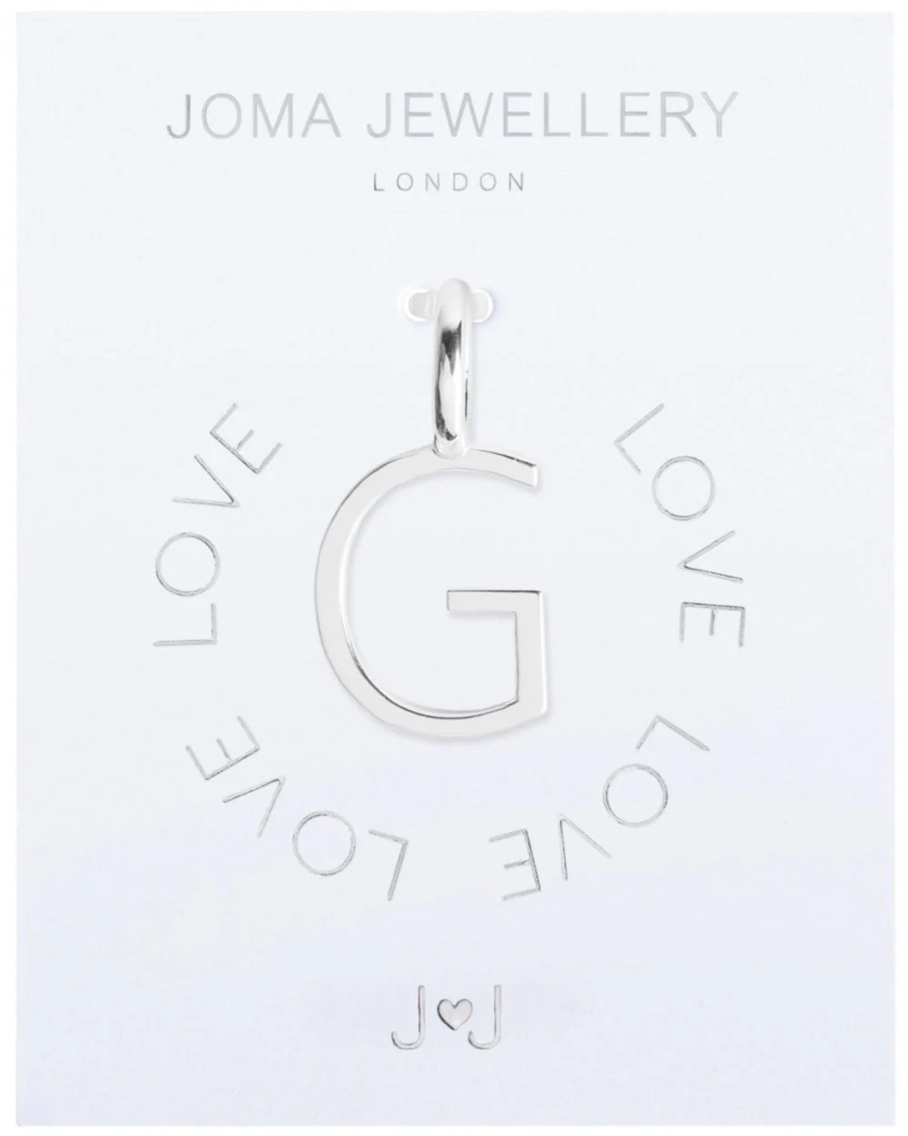 Alphabet Charm - G - Silver Charm