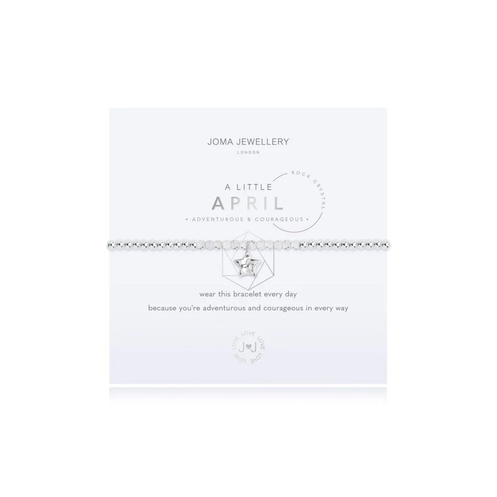April' A Little Birthstone Bracelet