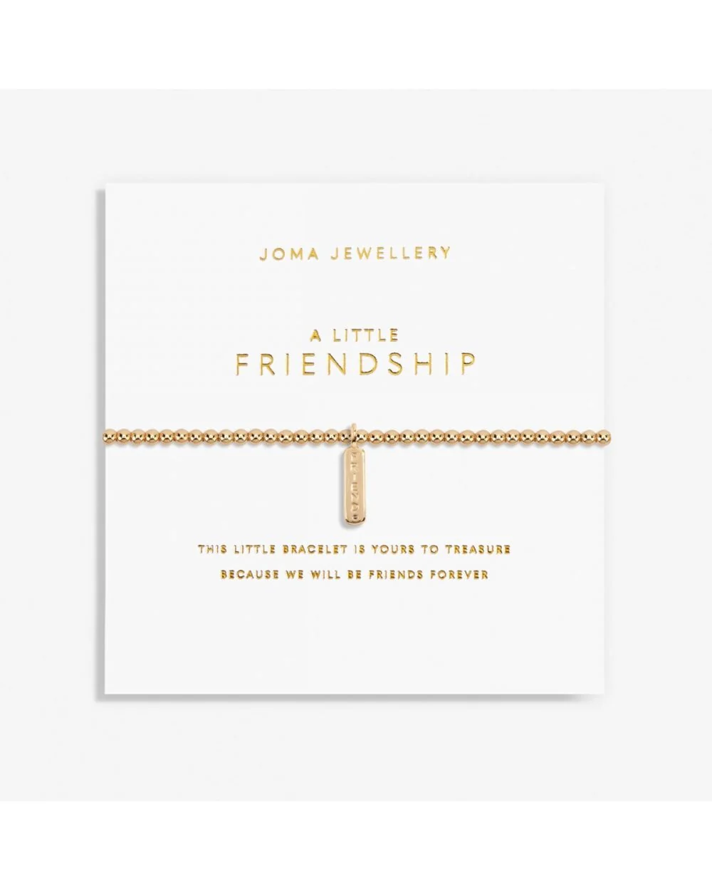 Gold A Little 'Friendship' Bracelet
