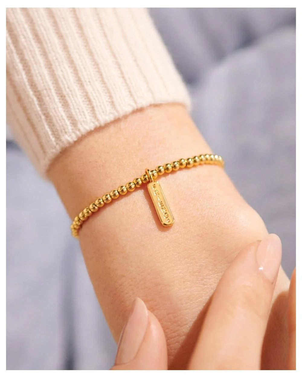 Gold A Little 'Friendship' Bracelet - Image 3