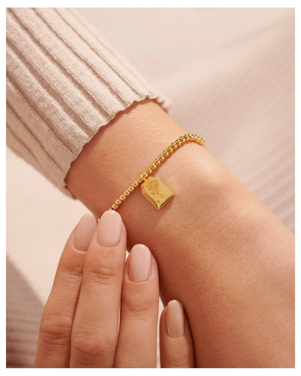 Gold A Little 'Thank You' Bracelet - Image 3