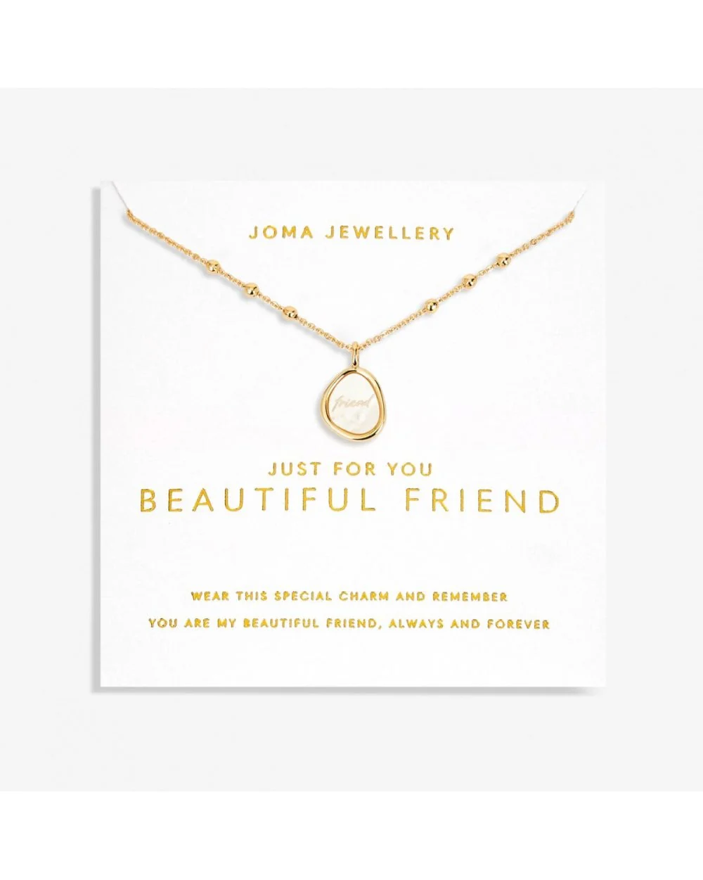 My Moments 'Just For You Beautiful Friend' Necklace