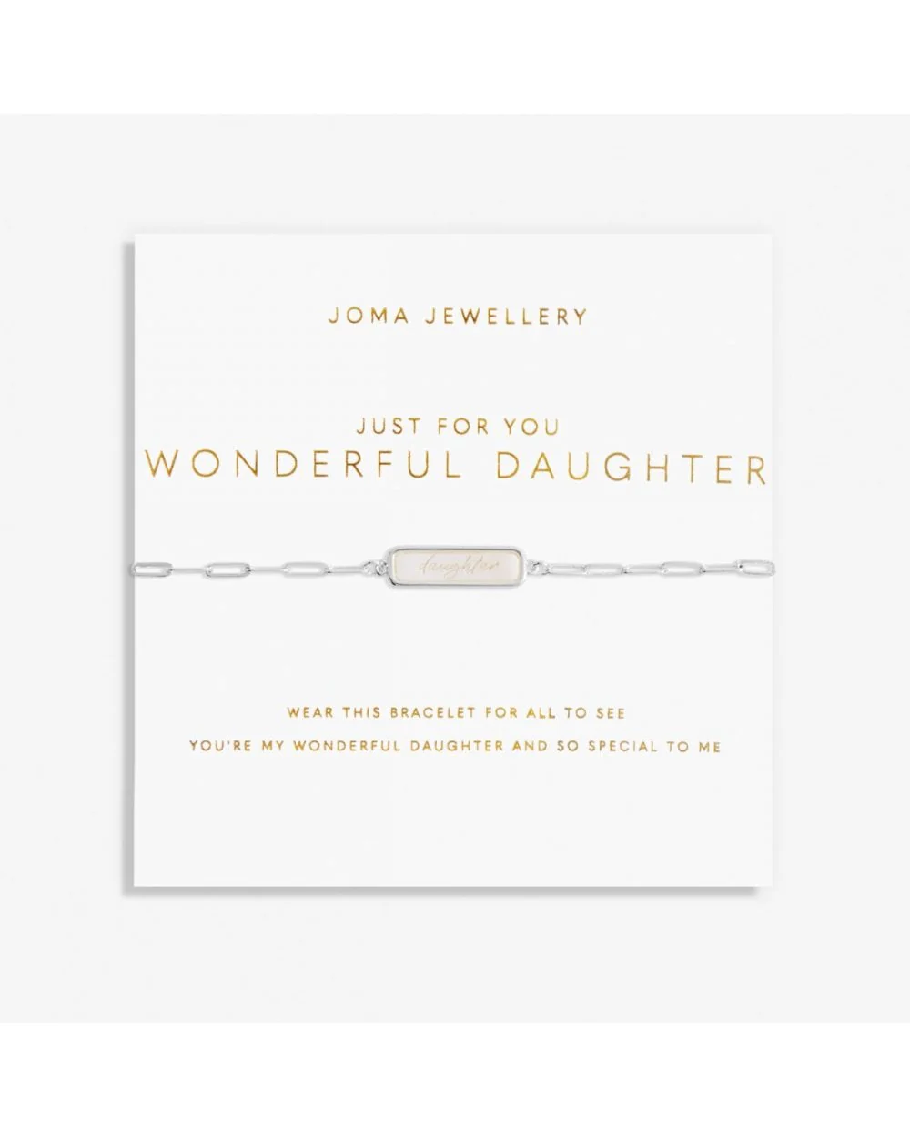 My Moments 'Just For You Wonderful Daughter' Bracelet