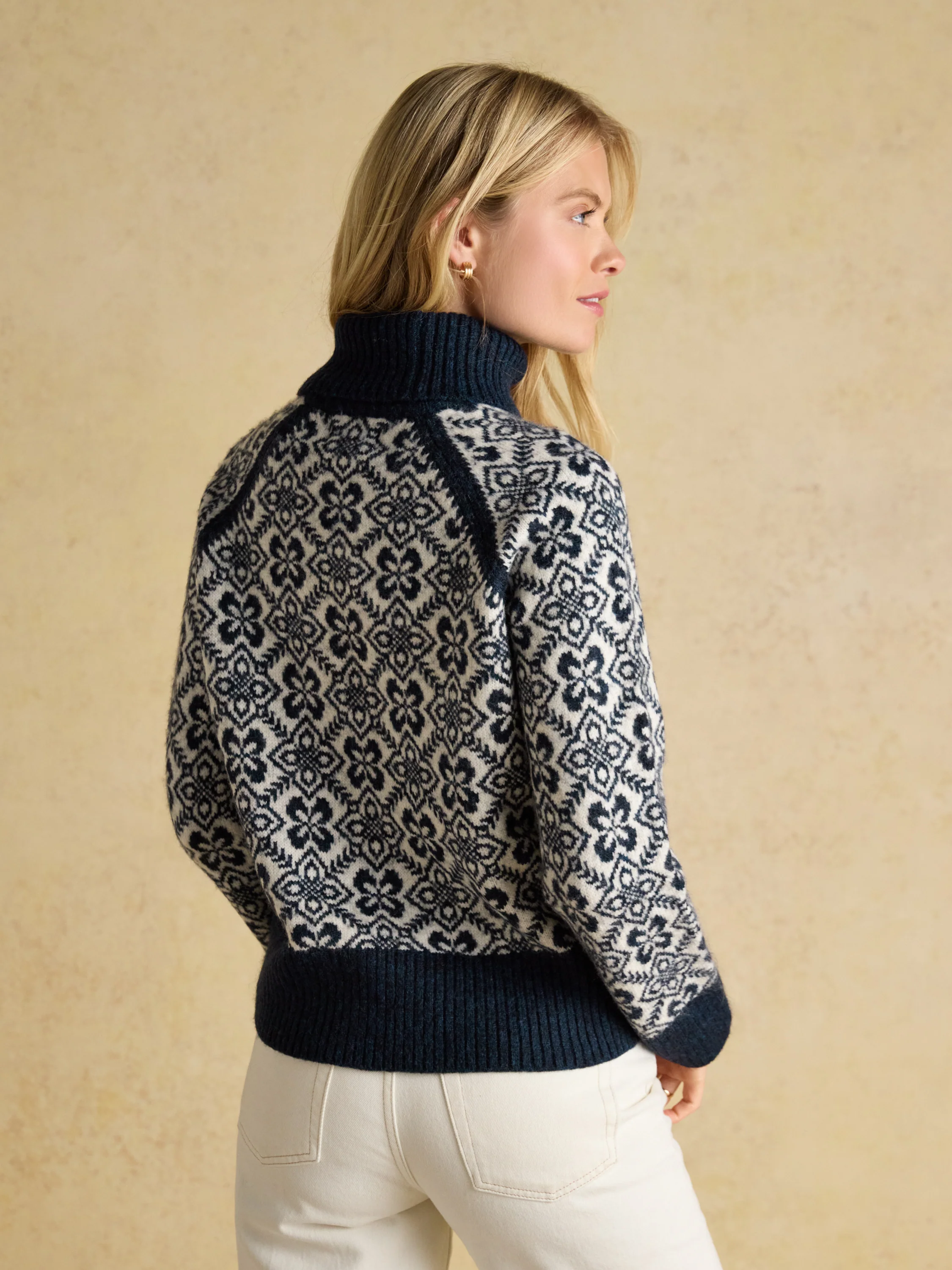 Addison Patterned Knitted Jumper - Image 4