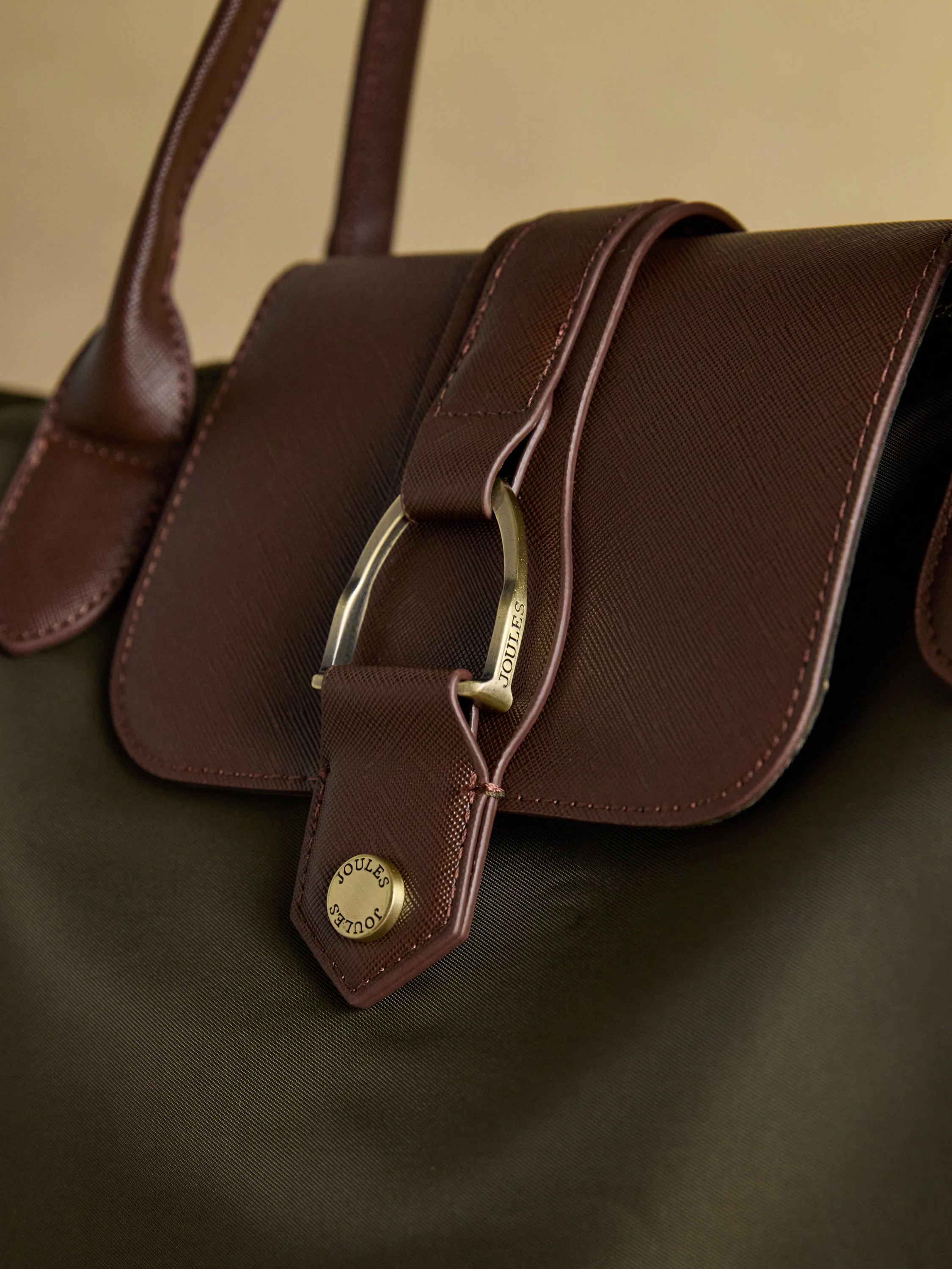 Edie Khaki Green Shopper Bag - Image 9