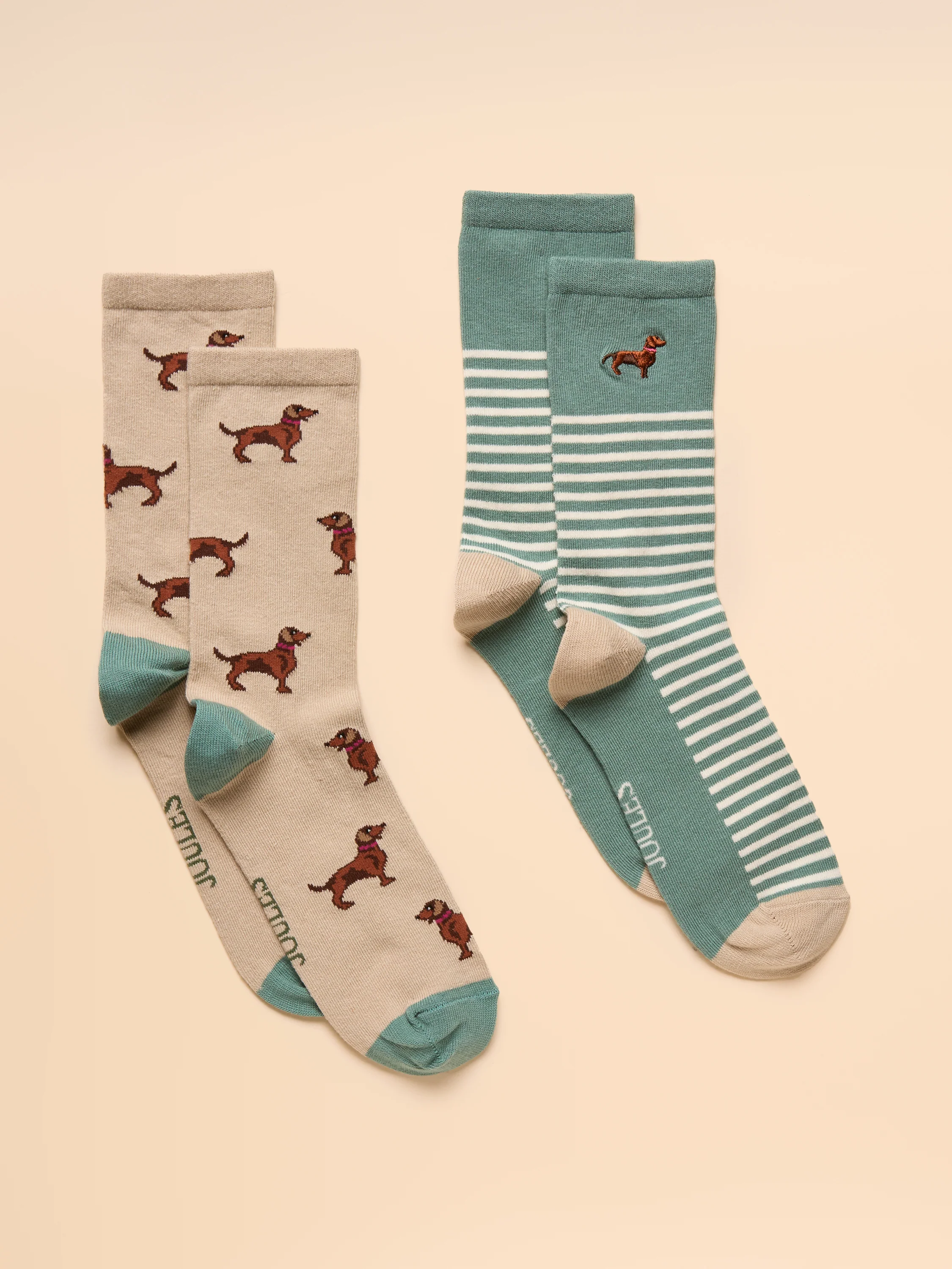 Everyday 2 Pack Cotton Blend Socks