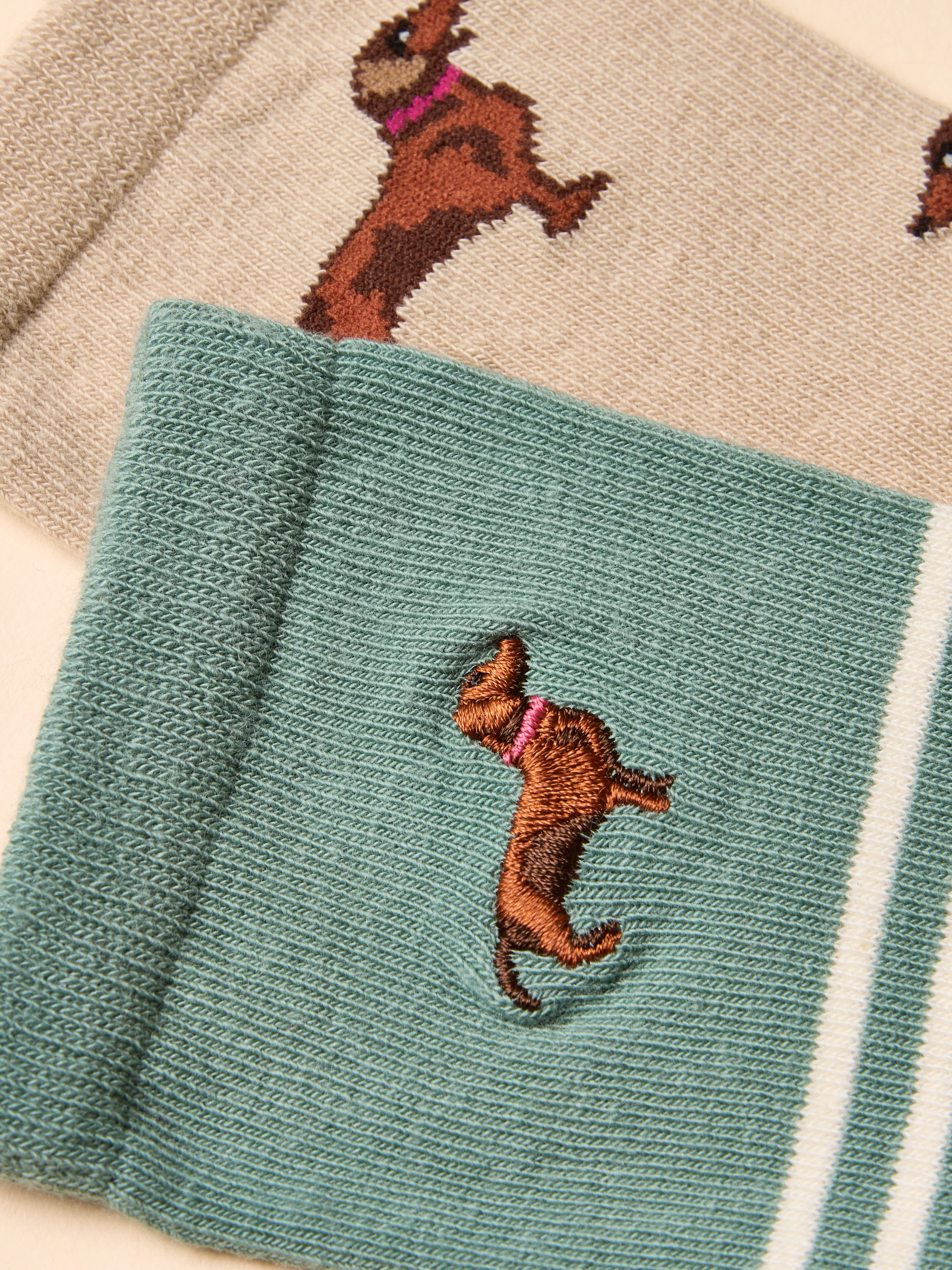 Everyday 2 Pack Cotton Blend Socks - Image 2