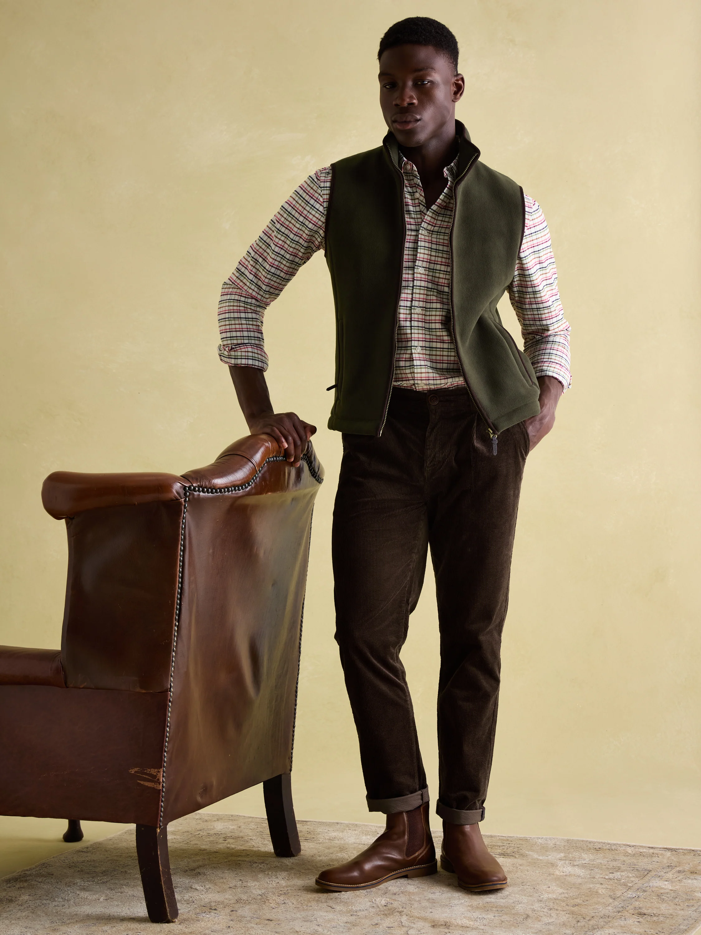 Greenfield Full Zip Fleece Gilet - Image 11