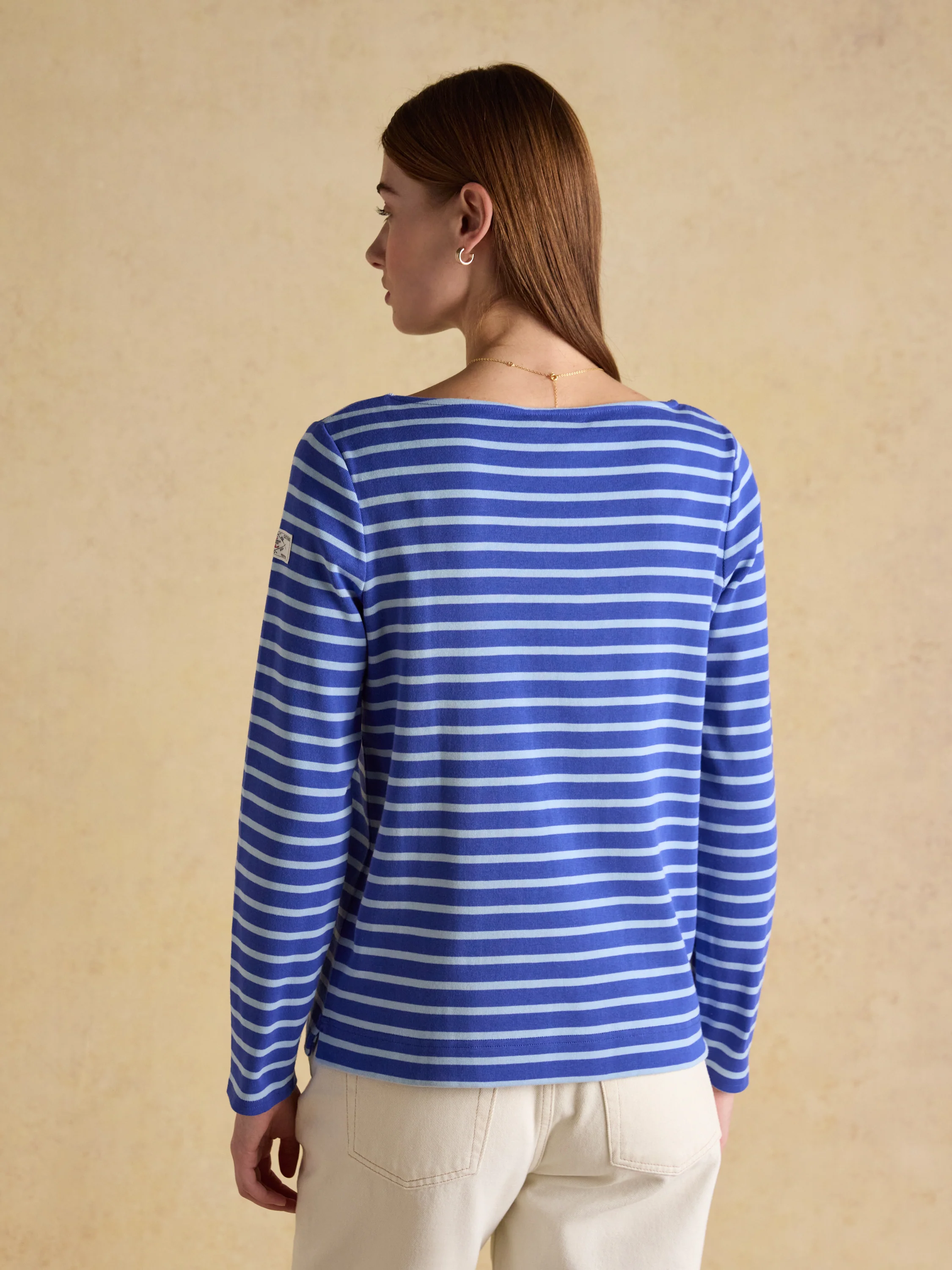 New Harbour Striped Boat Neck Breton Top - Image 4