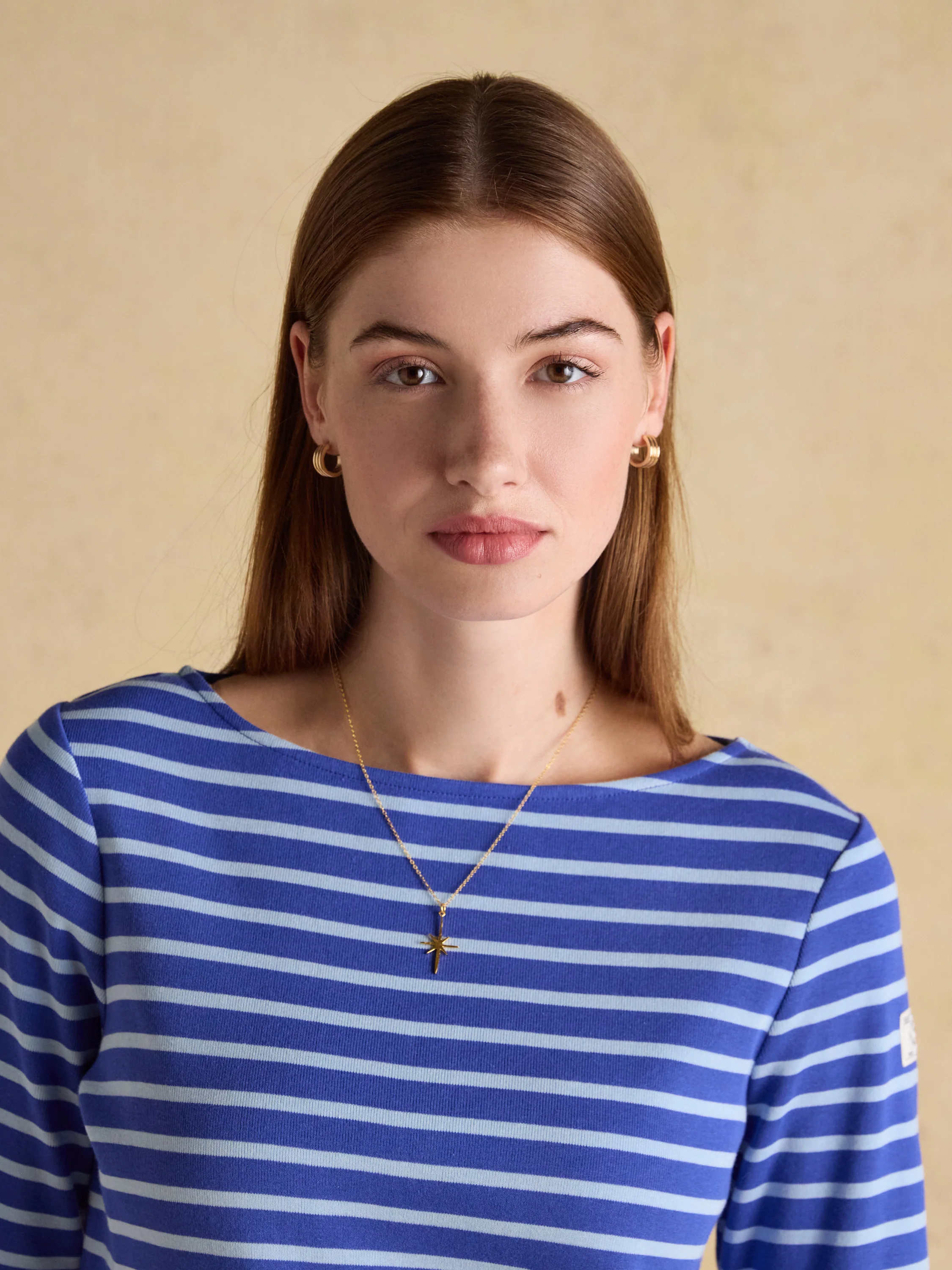 New Harbour Striped Boat Neck Breton Top - Image 7