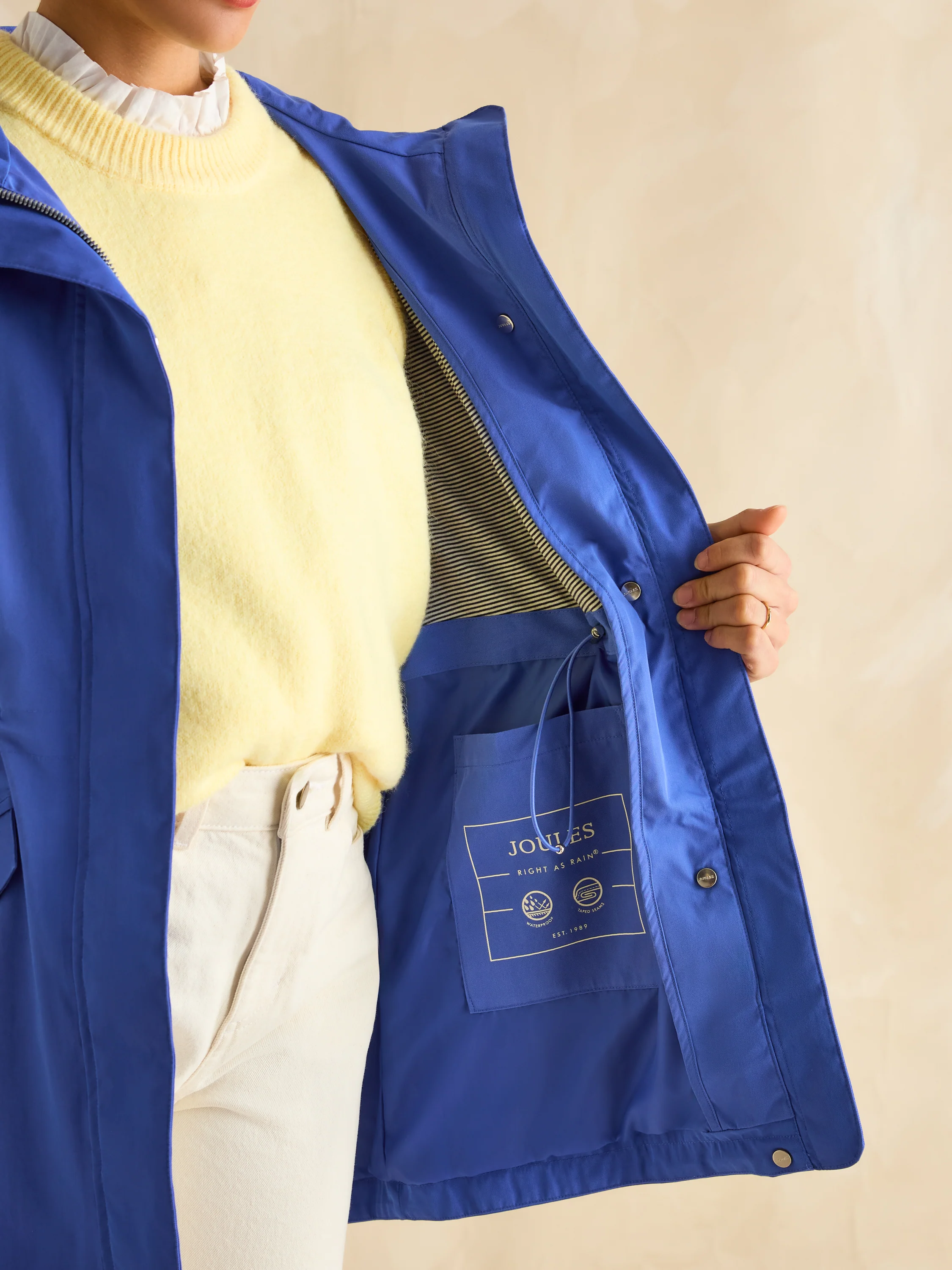 Portwell Neutral Waterproof Raincoat With Hood - Image 10