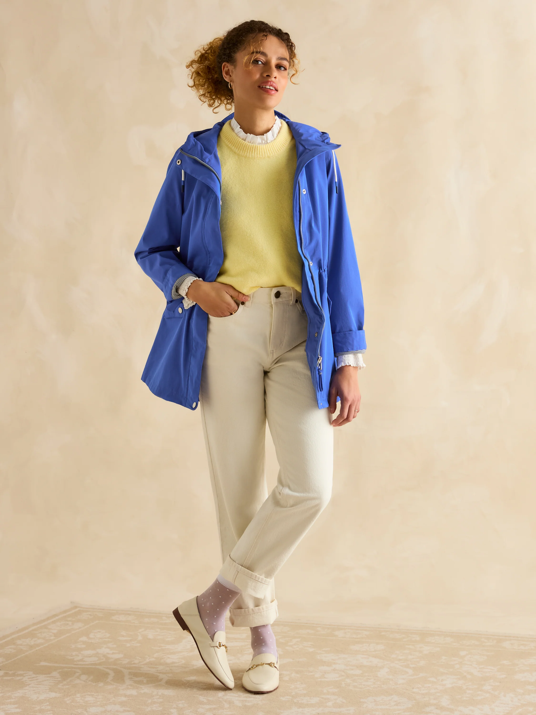Portwell Neutral Waterproof Raincoat With Hood - Image 9
